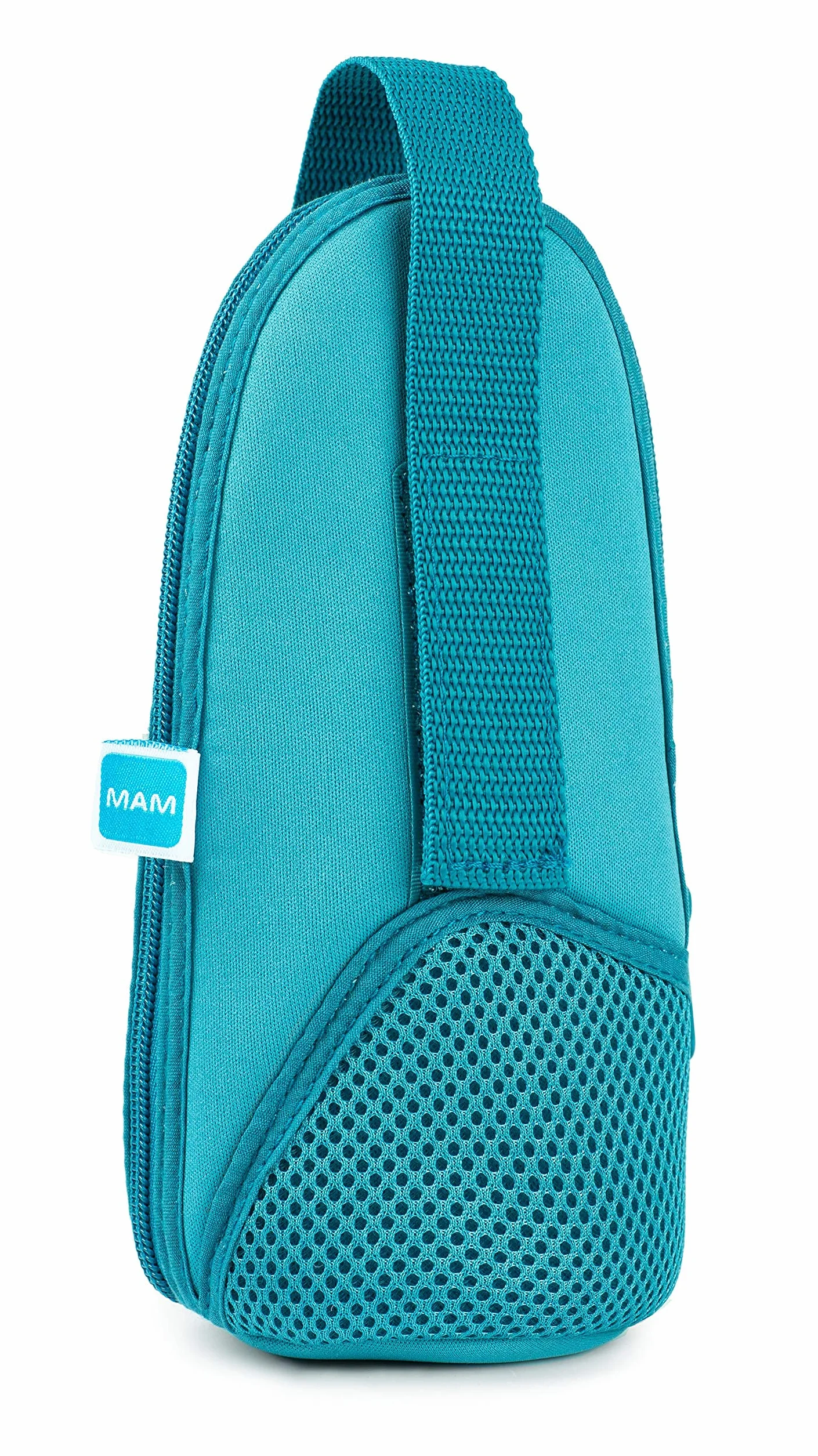 Istruzioni in lingua straniera - MAM - Borsa termica con strato isolante, mantiene i liquidi caldi e freddi, borsa termica per molti biberon comuni, blu
