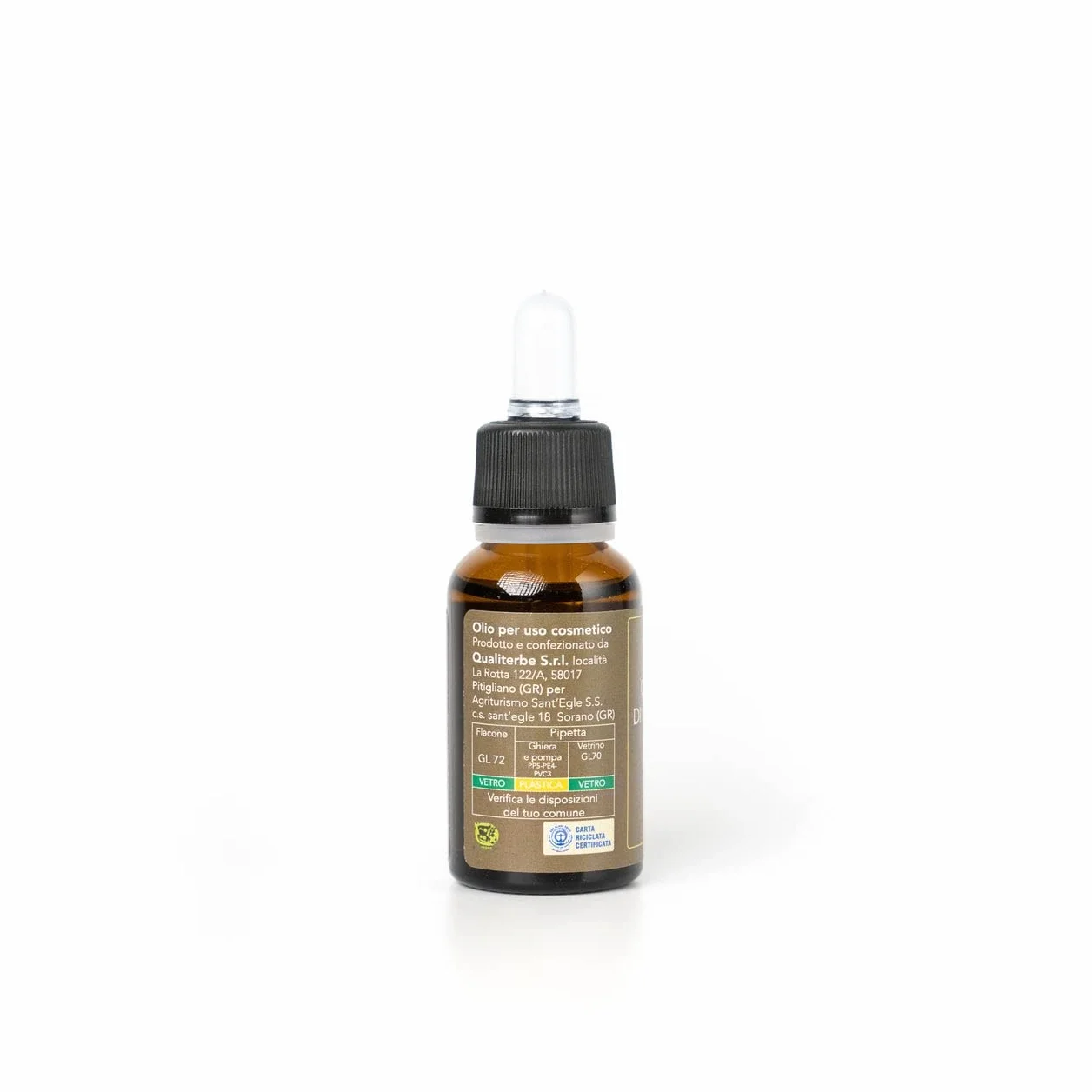 Sant'Egle Olio di Calendula Biologico, Oleolito cosmetico, 20ml