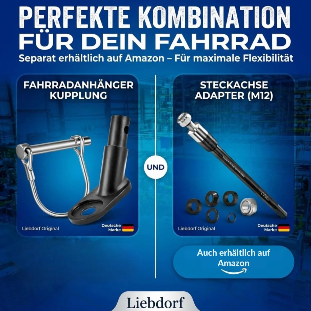 Frizione per rimorchio per bicicletta elettrica e bicicletta, compatibile con Thule, Qeridoo, Croozer, Hamax, gancio di traino, accessori per bicicletta