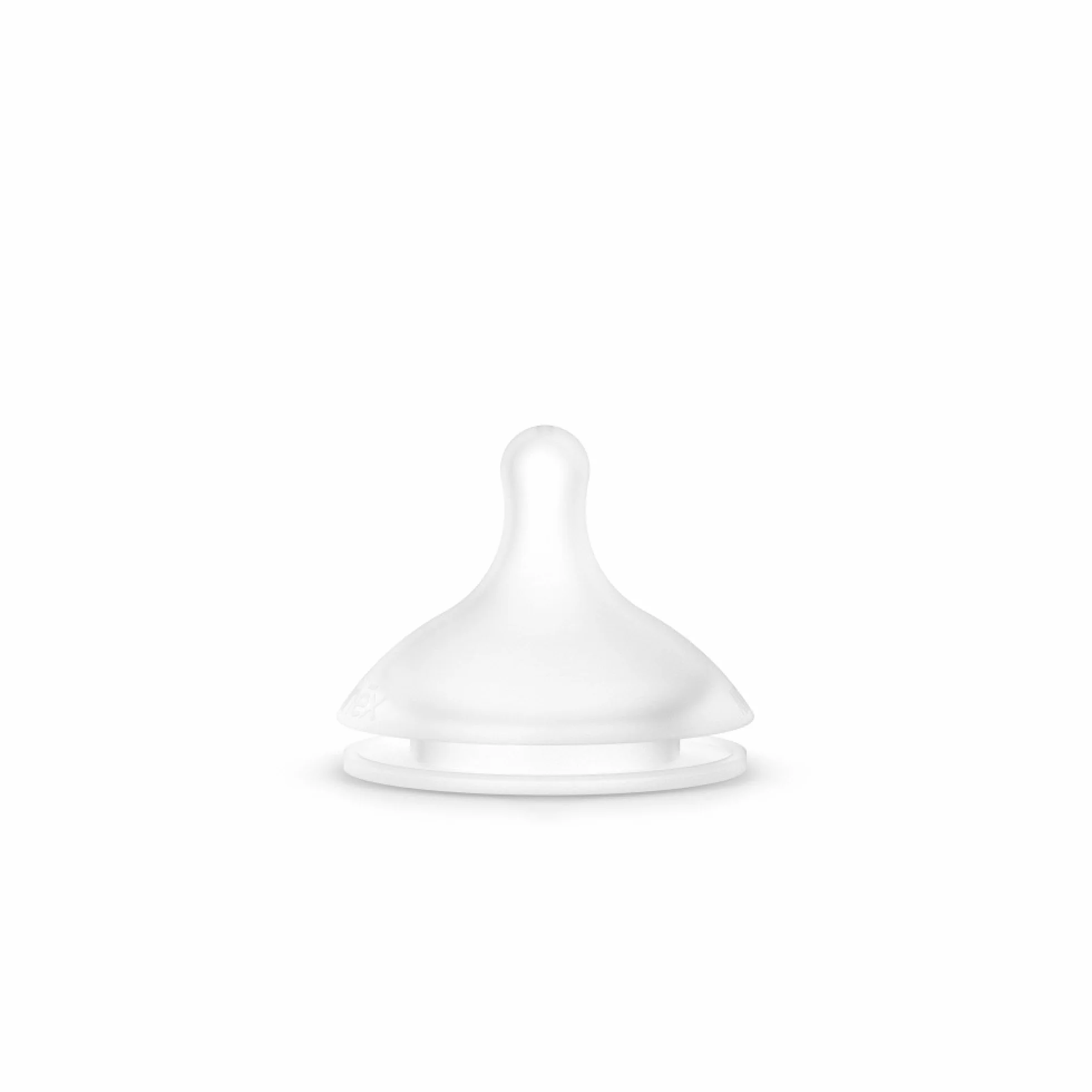 Suavinex 307388, Confezione 2 Tettarelle Simmetriche in Silicone SX Pro, Flusso Denso per Latte o Liquidi Densi, 6 Mesi, con Sistema Anticoliche