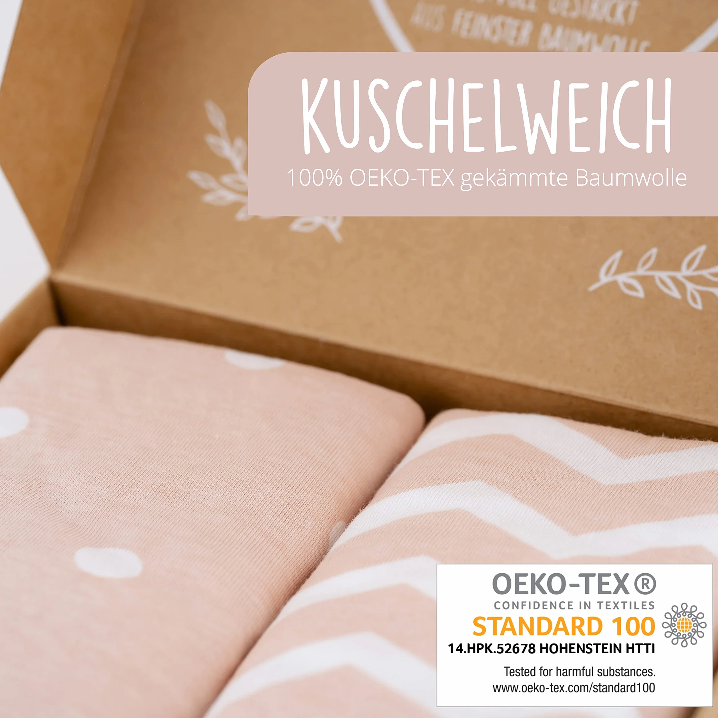 mimaDu - Set di 2 lenzuola per neonati 90x40 cm 100% cotone Oeko-Tex 80x53, 83x50, 50x83, 90x45 per letti aggiuntivi di piccole e medie dimensioni - Coprimaterasso per lettini aggiuntivi rosa antico