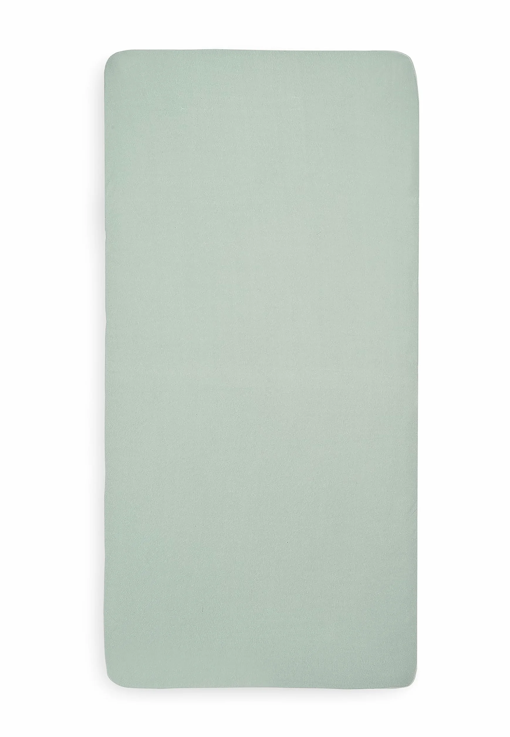 Jollein Lenzuolo in jersey con angoli elasticizzati per neonati, 100% cotone, 60 x 120 cm, verde 511-507-00095