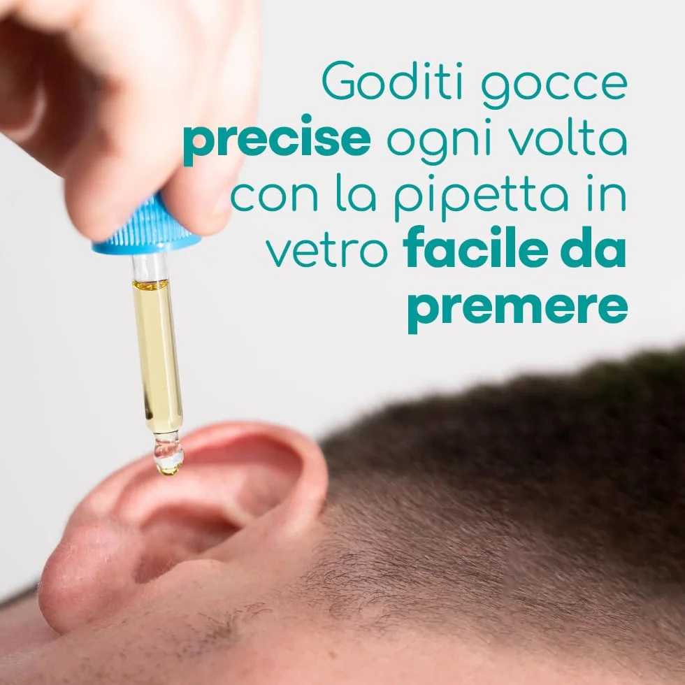 Medi Grade Gocce Auricolari all’Olio Oliva 100% Puro per Pulizia Orecchie – Olio per Rimozione Tappi di Cerume in Boccetta da 10 ml – Ammorbidisce e Rimuove i Tappi Orecchie – Sollievo Rapido