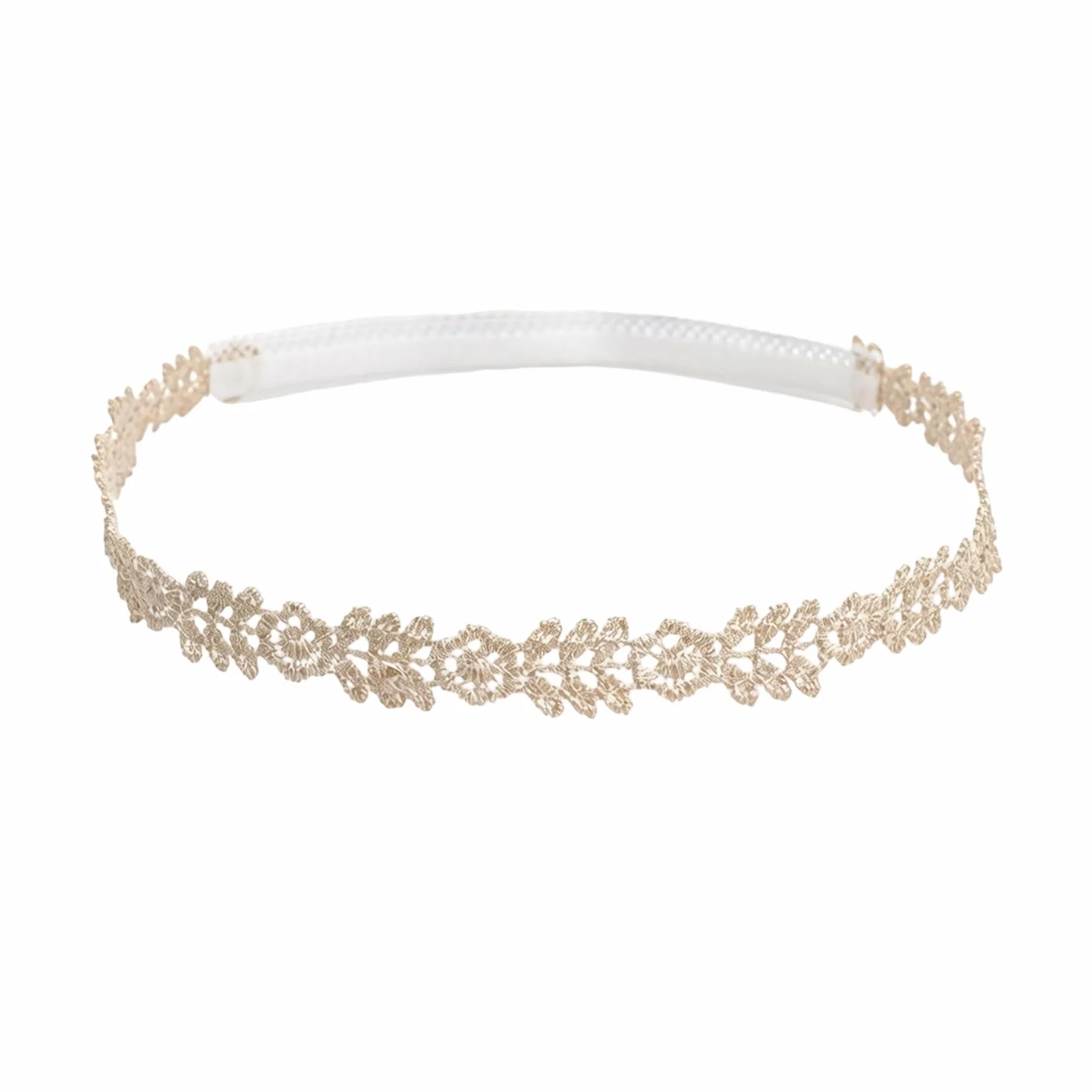 Cerchietto Neonata Pizzo, Fascia Elastica Per Neonata, Accessorio Capelli Per Battesimo
