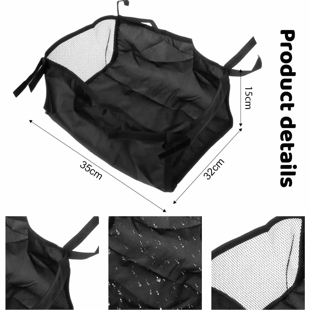 Cestino per Passeggino, Passeggino Borsa portaoggetti Universale, Passeggino Accessori, Passeggino Organizer Borsa Oxford, cestello portaoggetti in Rete, Carrozzina Cestino Inferiore
