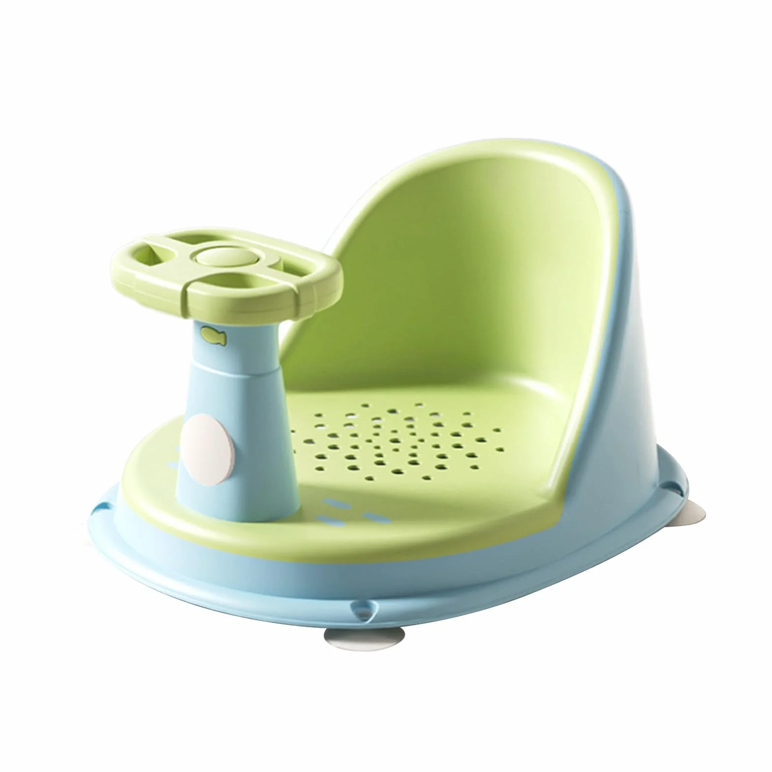 Stabile seggiolino da per bambini, comodo supporto per vasca, dispositivo per lavare i bambini da 10 pollici con struttura robusta, seggiolino da compatto con design portatile, vestibilità
