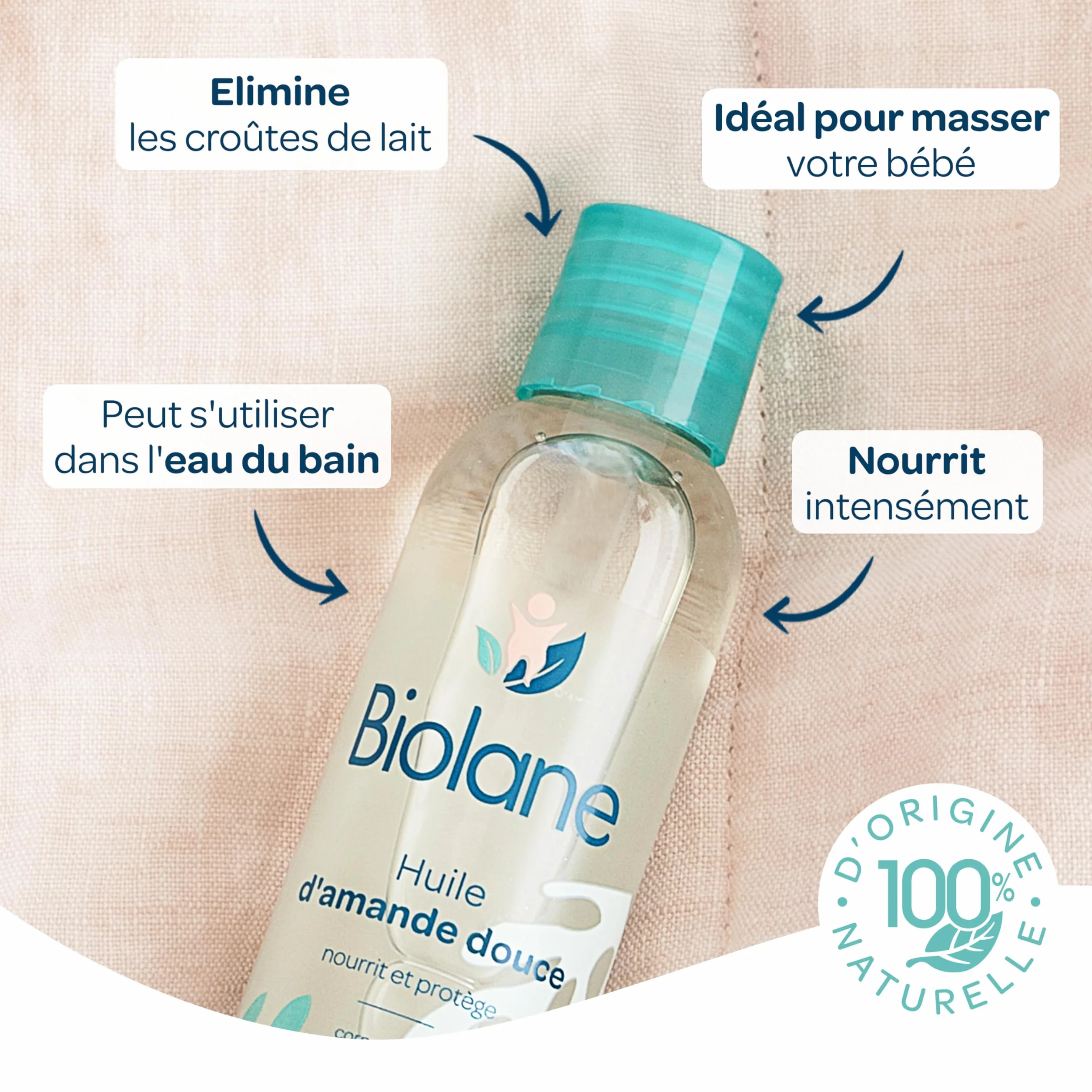 Biolane Olio di Mandorle Dolci Spray 75 ml