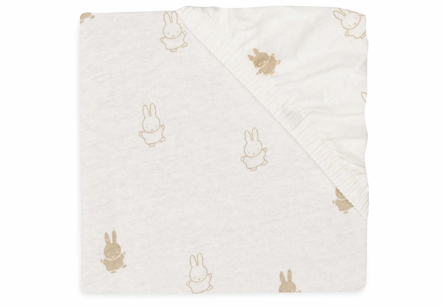 Jollein x Miffy Happy Miffy Nougat 50 x 70 cm Fodera per fasciatoio 022-503-67094