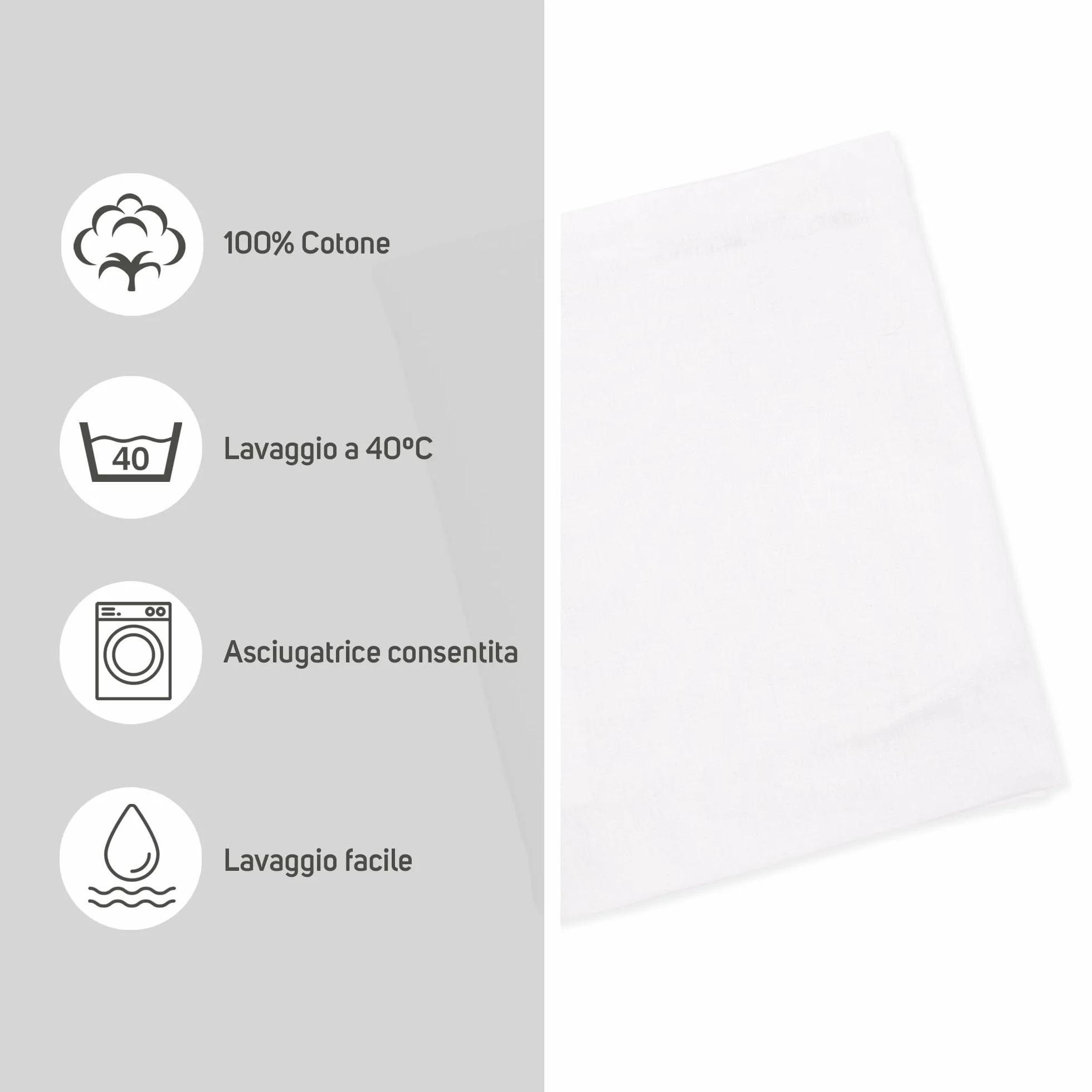 Ti TIN Confezione Da 2 Lenzuola con Angoli Per Culla 100% Cotone | Set Di 2 Lenzuola Elasticizzate Regolabili, 50x83 cm, 2 Lenzuola Bianca