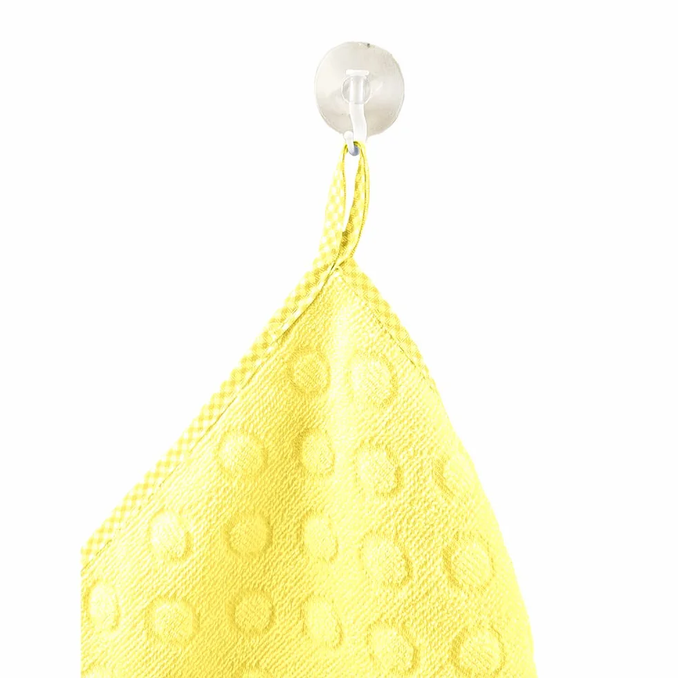 Bubabù ASILO PERSONALIZZATO CON NOME asciugamano cm.40x55 con fascia PERSONALIZZATI Cotone 100% Made in Italy (GIALLO) - INDICA IL NOME CON MESSAGGIO CONSEGNA TEMPESTIVA