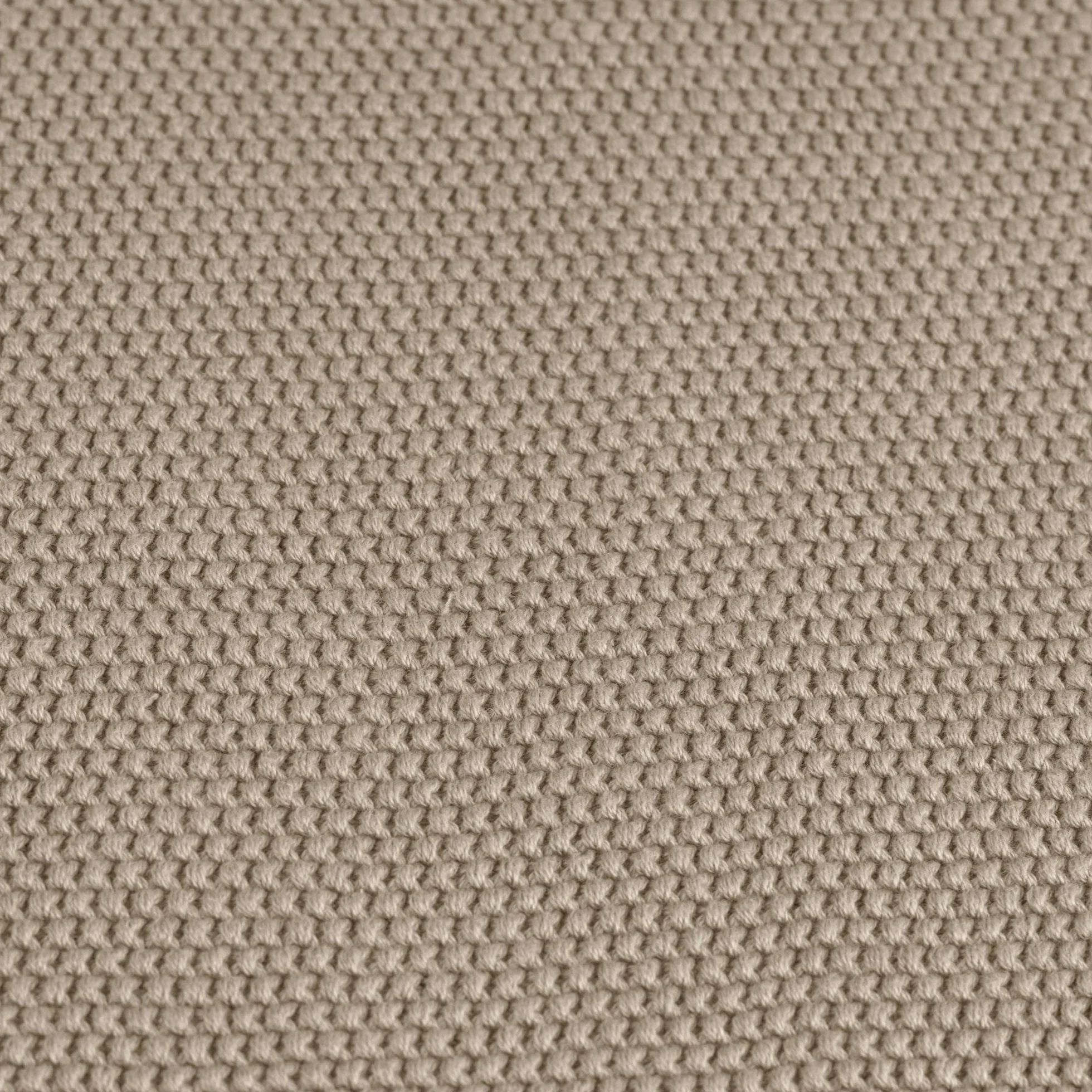 LÄSSIG Coperta a maglia per seggiolino auto 100% cotone organico GOTS taupe