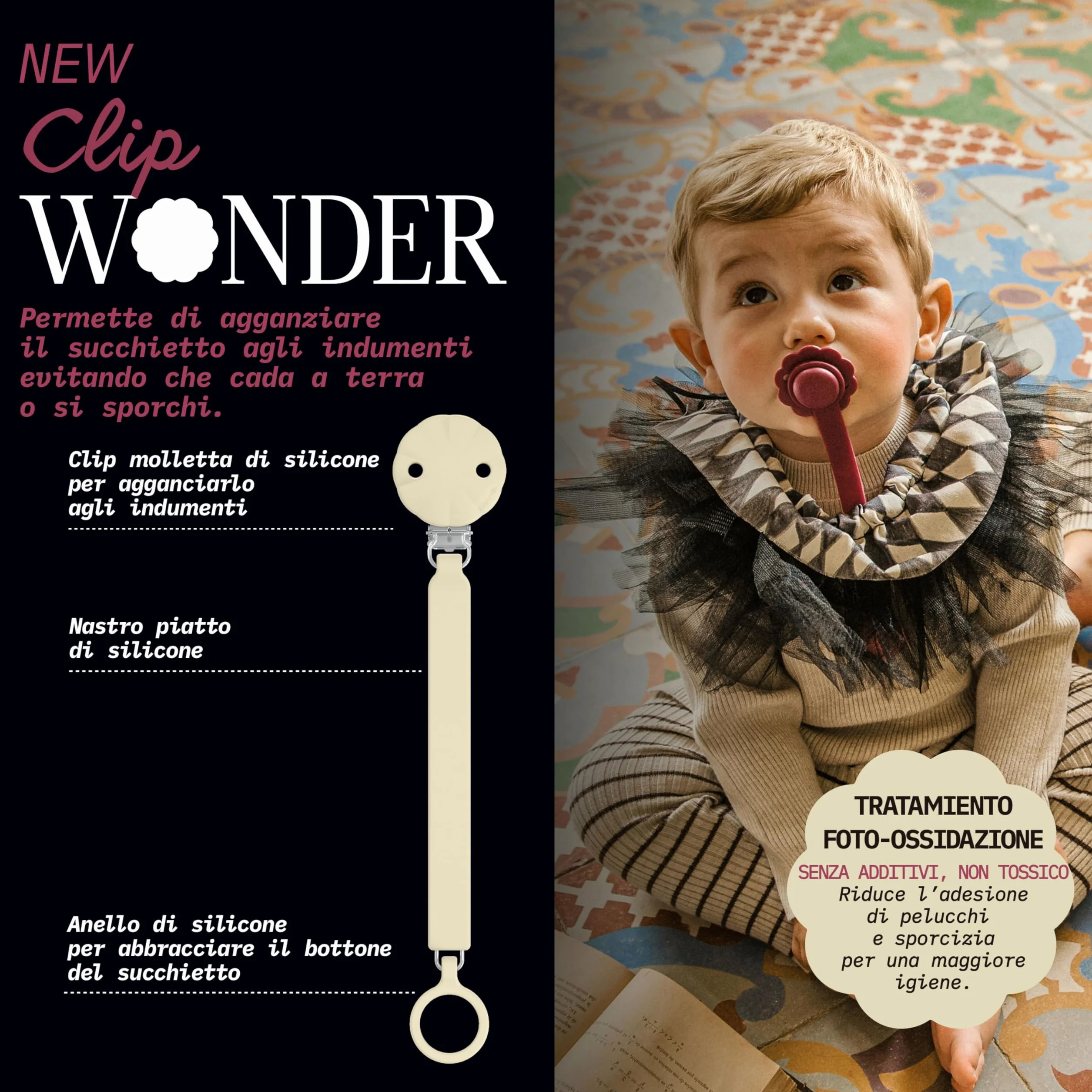 WONDER CLIP VERDE ACQUA - ALMOST AQUA