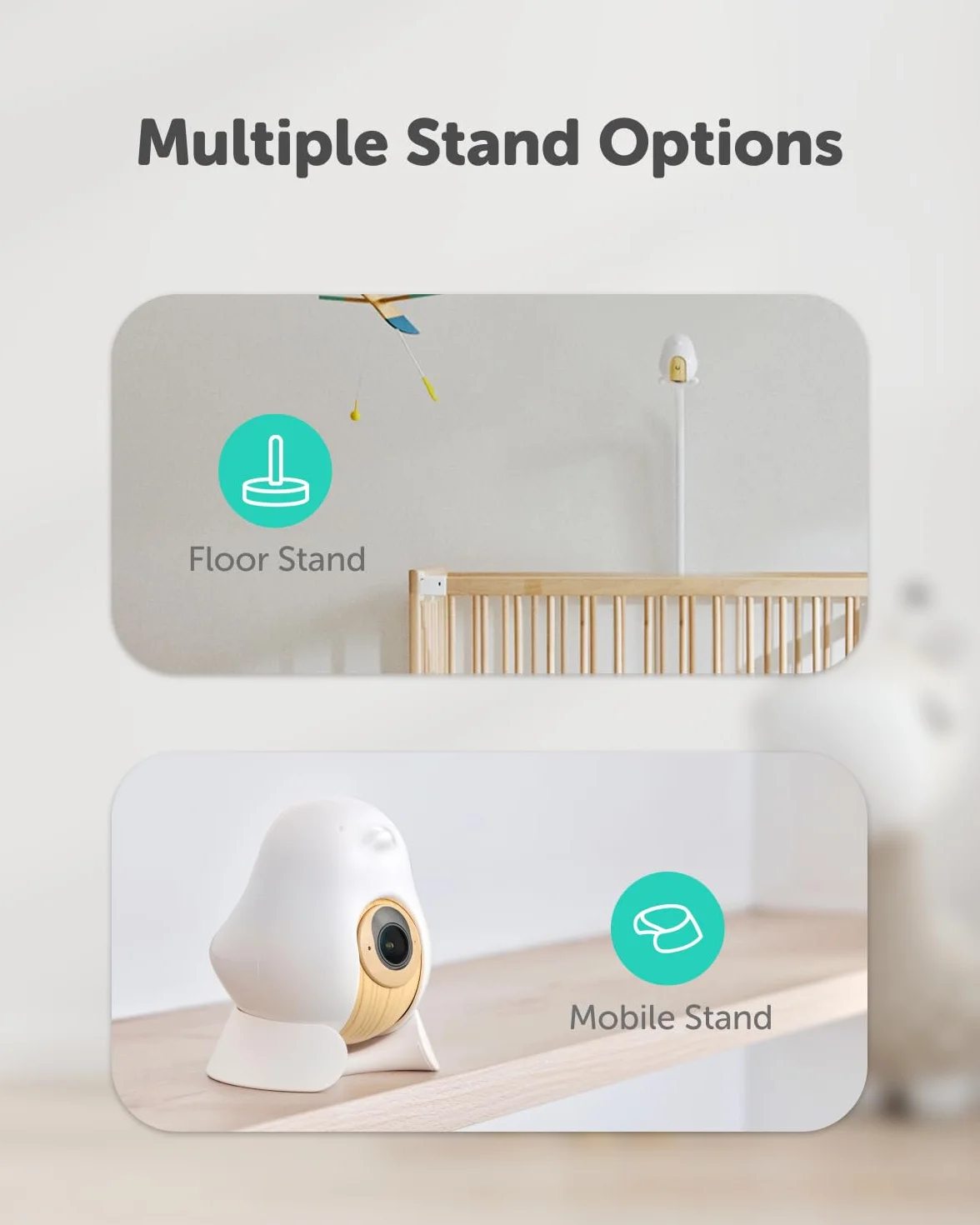 CuboAi Smart Baby Monitor 3 Floor Stand