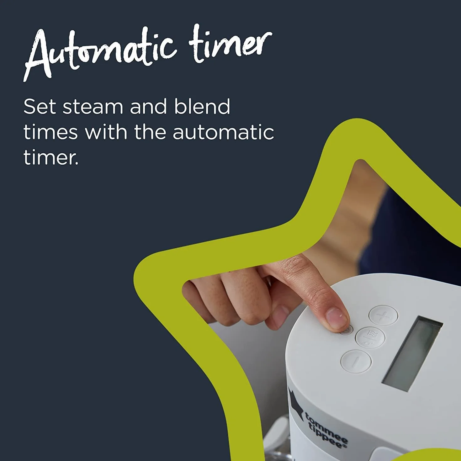 Robot da cucina marca Tommee Tippee. Modello TT STEAMER BABY FOOD MAKER - BLACK