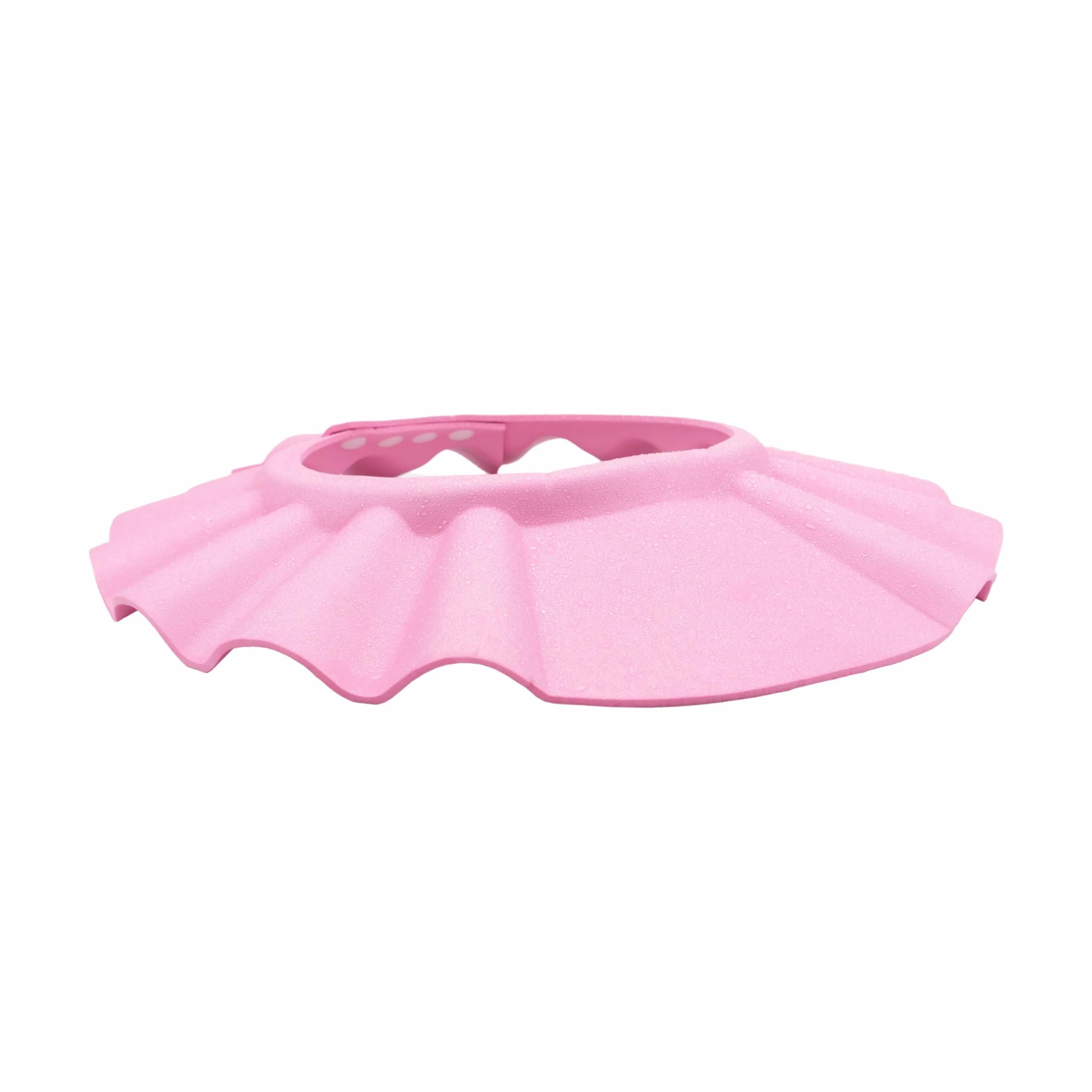 Cappellino da Doccia con Visiera per Bambini, Proteggi Occhi contro Shampoo e Schiuma, Protezione per la Doccia, Berretto da Doccia per Bimbi, in Materiale Morbido, Adatto a Bambini 0–9 Anni, Rosa