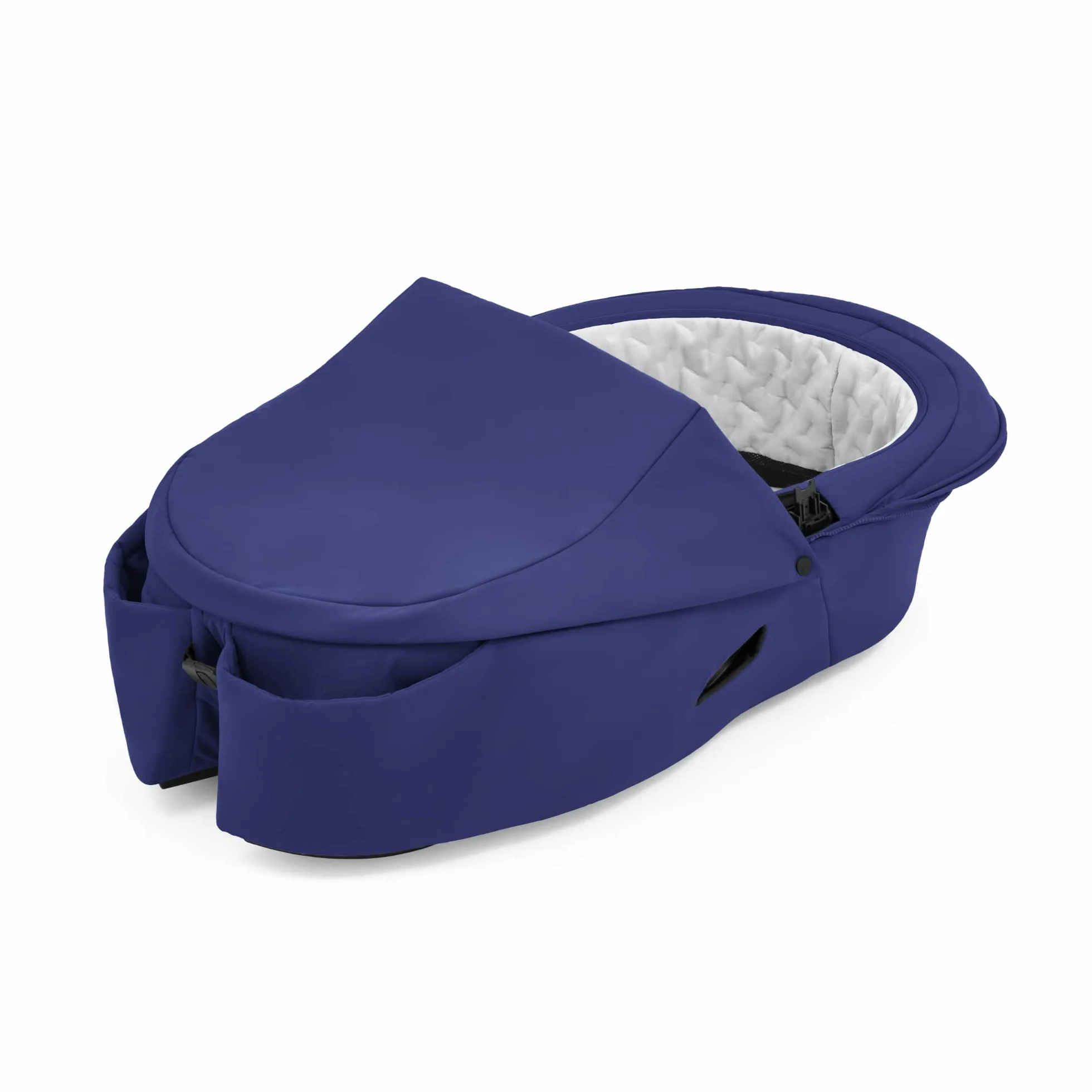 Stokke Navicella Xplory X, Royal Blue - Navicella rimovibile per il passeggino Xplory X - Morbido interno, materasso traspirante e due comode tasche