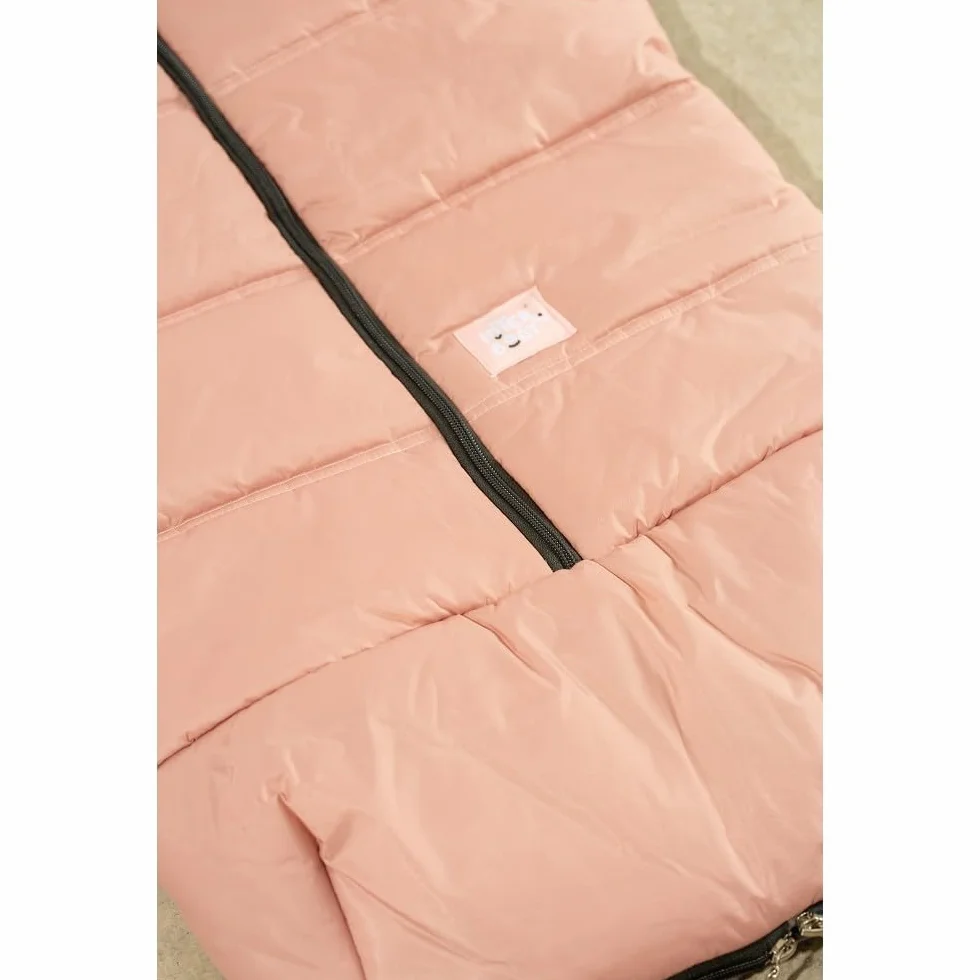 Sacco Passeggino Invernale Universale Interbaby | Copri Passeggino Universale Morbida | Sacco Termico per Ovetto Rimovibile, Doppia Apertura, Facile da Lavare, Materiali Anallergici, Rosa