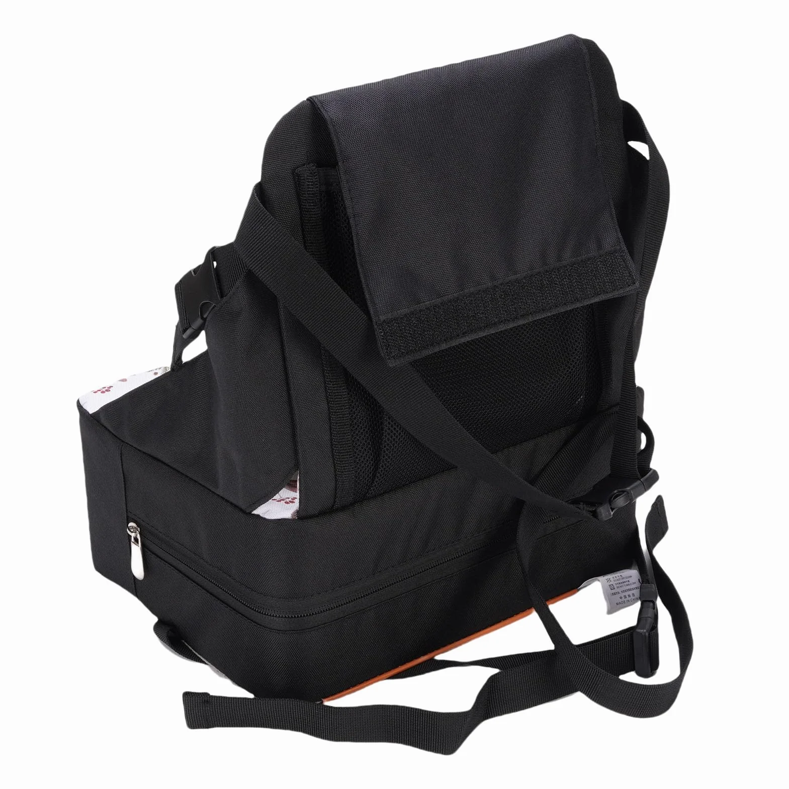 3 Sedia Che Aumenta il Cuscino, Booster per Bambini Pieghevole Portatile con Schienale, Fissaggio Stabile e Design Non Slip per Tavolo da Pranzo, Prova D'acqua e Facile da Pulire