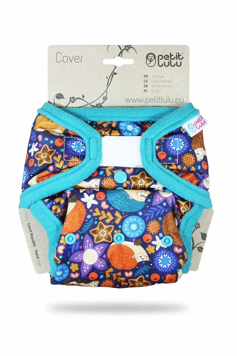 Petit Lulu, Mutandina in tessuto con chiusura in velcro per bambini, taglia unica, 4-15 kg