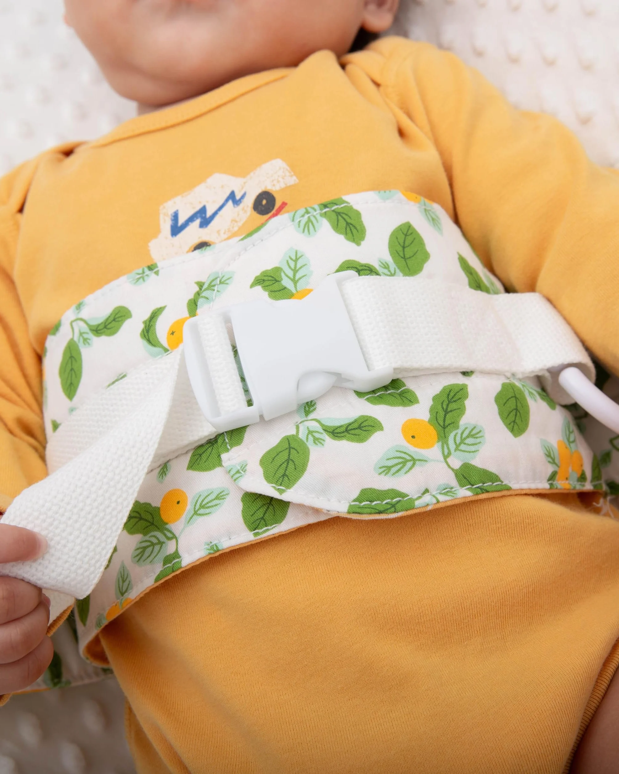 Fascia-Sicurezza per Fasciatoio – Morbida, regolabile & sicura anti-fuga per 0–24 mesi. Adattabilità universale per cuscini da cambio e tavoli da cambio, comoda & portatile (Verde)