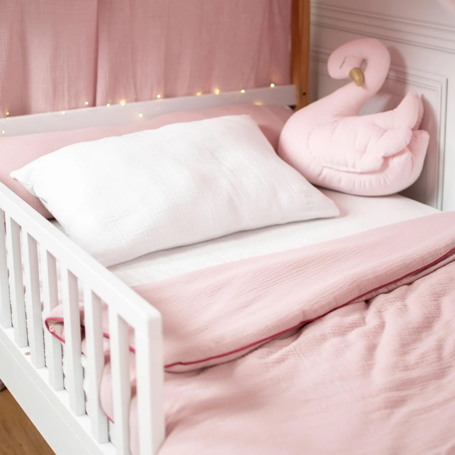 Sevira Kids - Piumino in garza di cotone - pronto a dormire, Jeanne