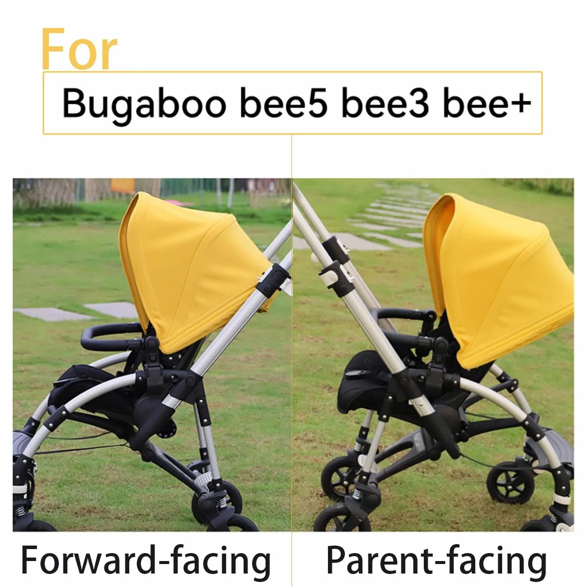 Paracolpi Per Passeggini, Bracciolo, Maniglia, Accessori Per Barra Trasversale Compatibile Per Bugaboo Bee3 / Bee5