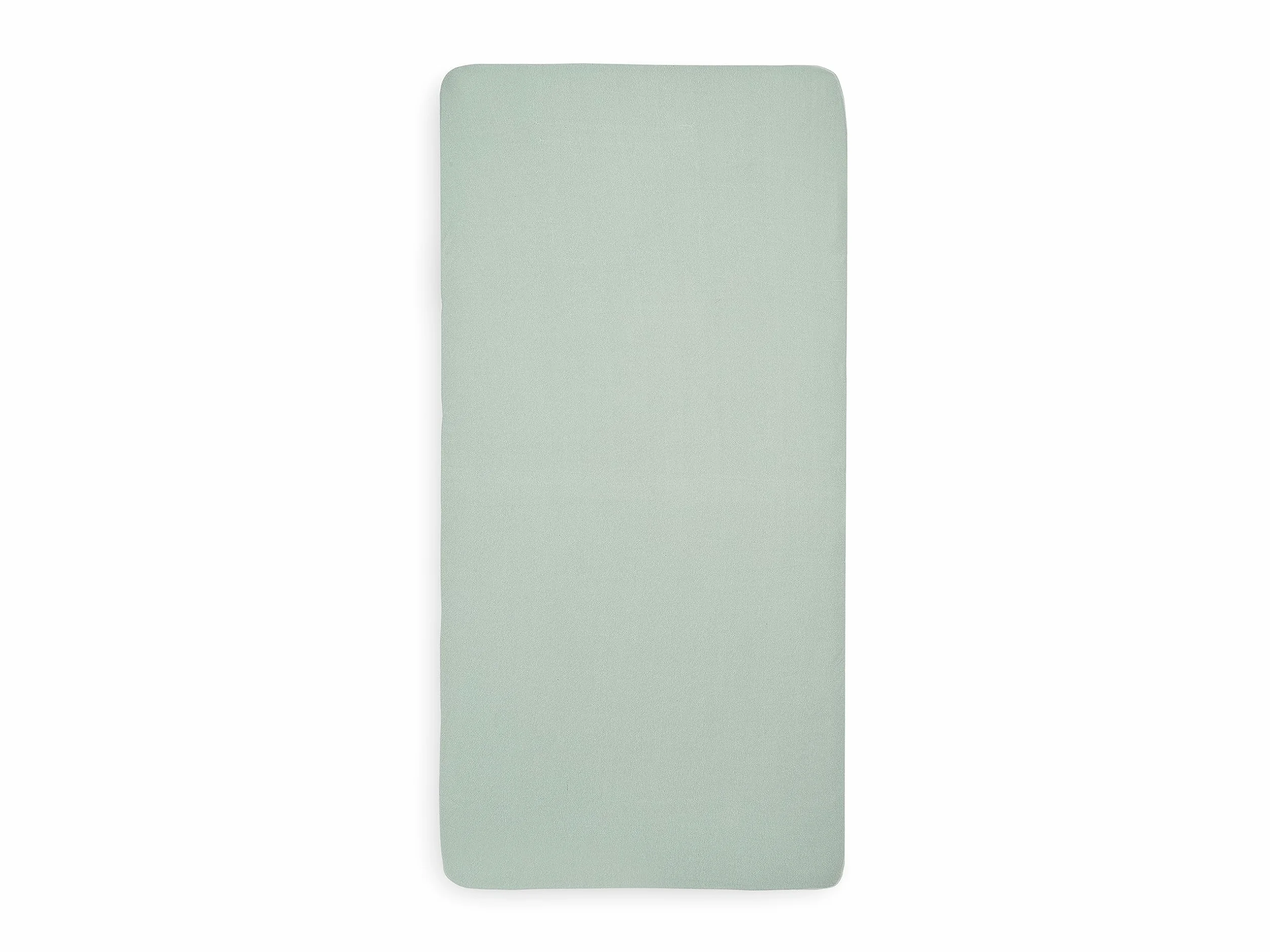 Jollein Lenzuolo in jersey con angoli elasticizzati per neonati, 100% cotone, 60 x 120 cm, verde 511-507-00095
