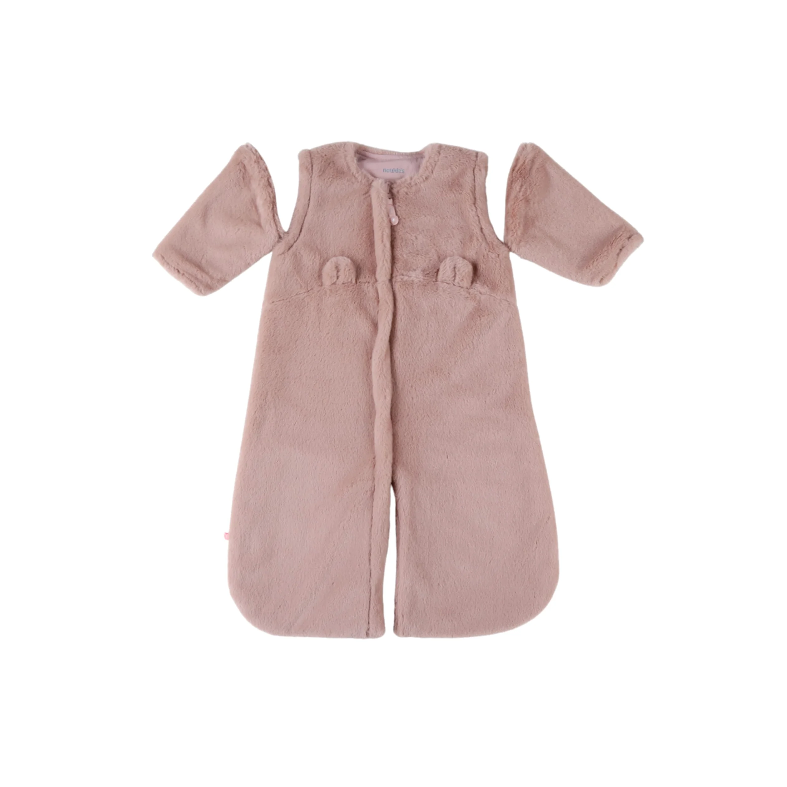 Noukie's - Sacco nanna invernale 6-24 mesi (100 cm) - Sacco nanna TOG da 2 a 3,5 - Groloudoux rosa chiaro