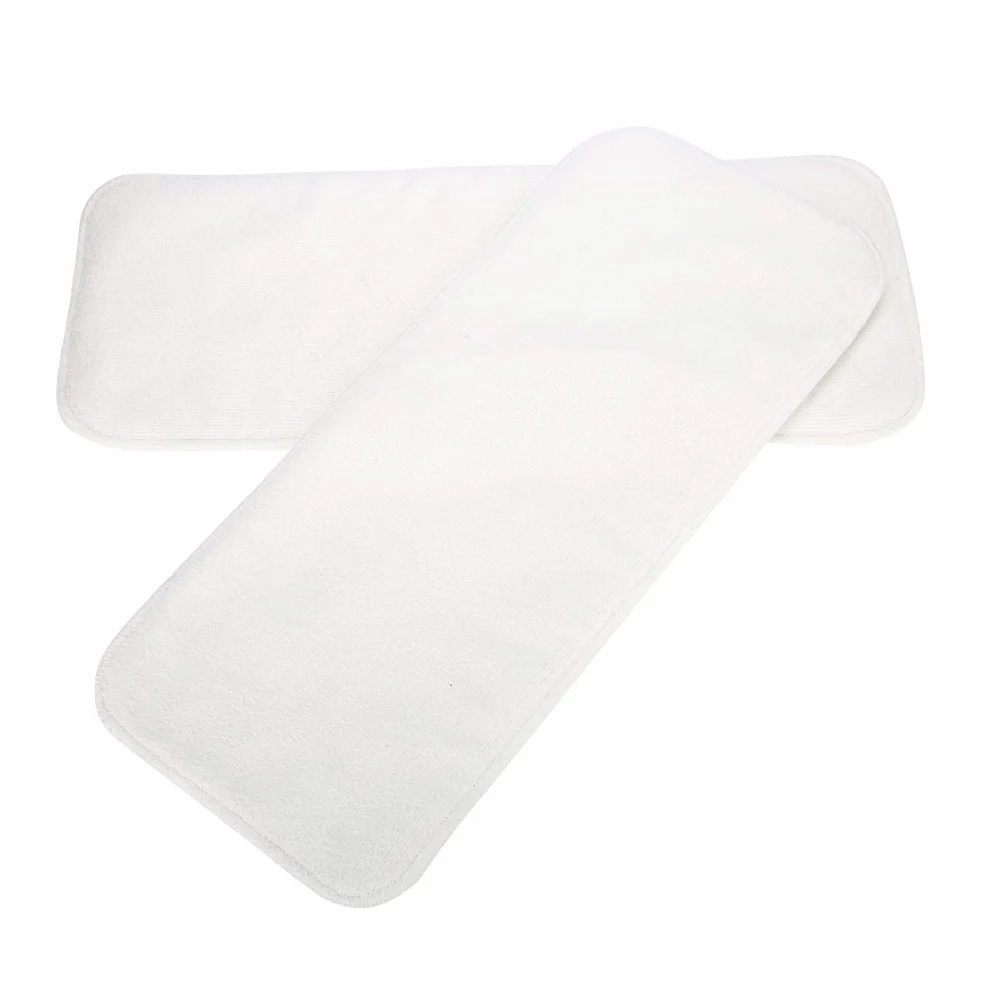 Inserti per Pannolini Riutilizzabile, Riutilizzabili Fodere Pannolino in Tessuto Assorbente Inserto di Stoffa Flushable a strati Lavabile Adulti Incontinenza Fodera Unscented Panno Microfibra Interna