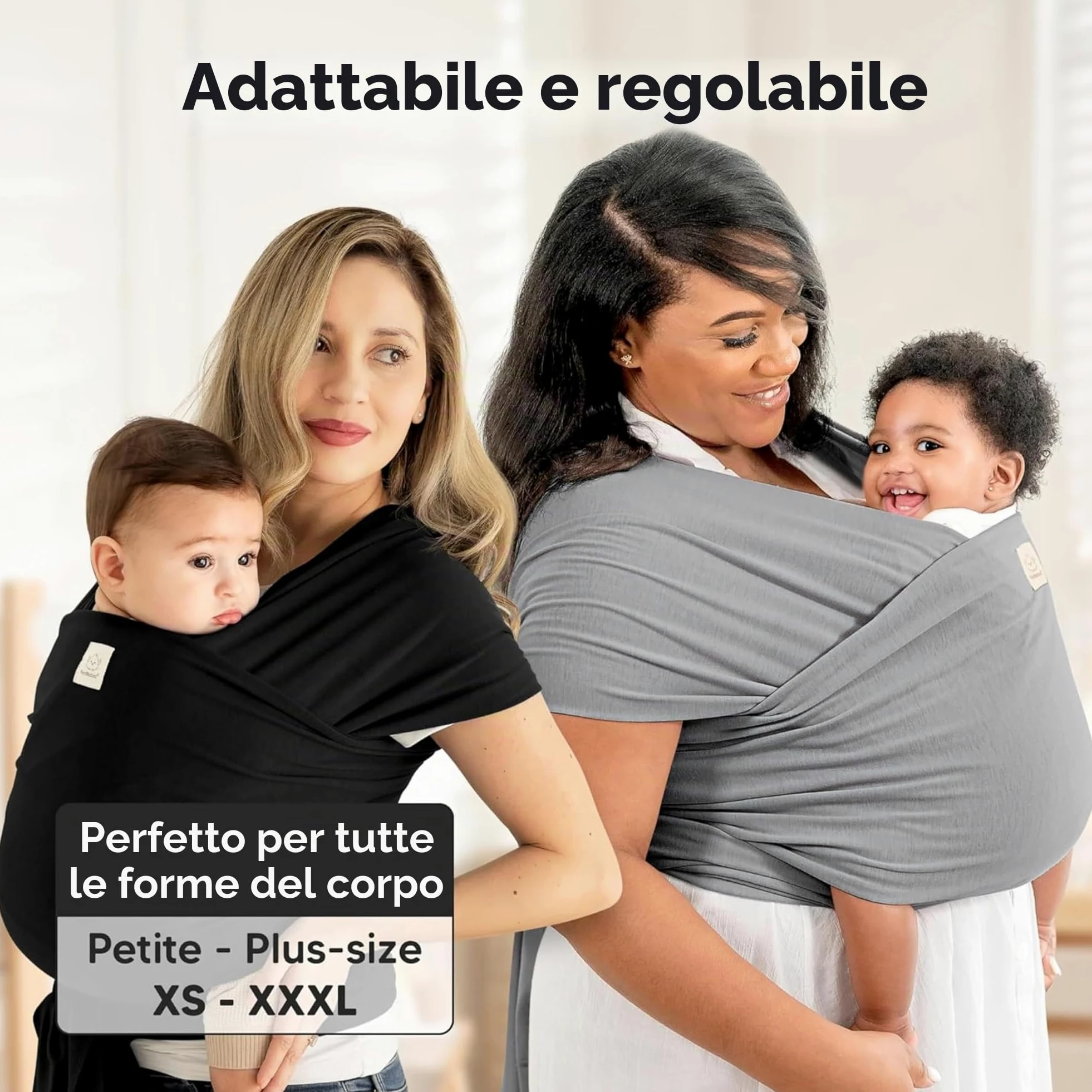 KeaBabies Baby Wrap Carrier - Tutto in 1 Original Baby Carrier Fascia da Neonato a Bambino, Facile da Indossare, Legatura Senza Mani, Leggero, Impacchi per Bambini Traspiranti (Forest Berries)