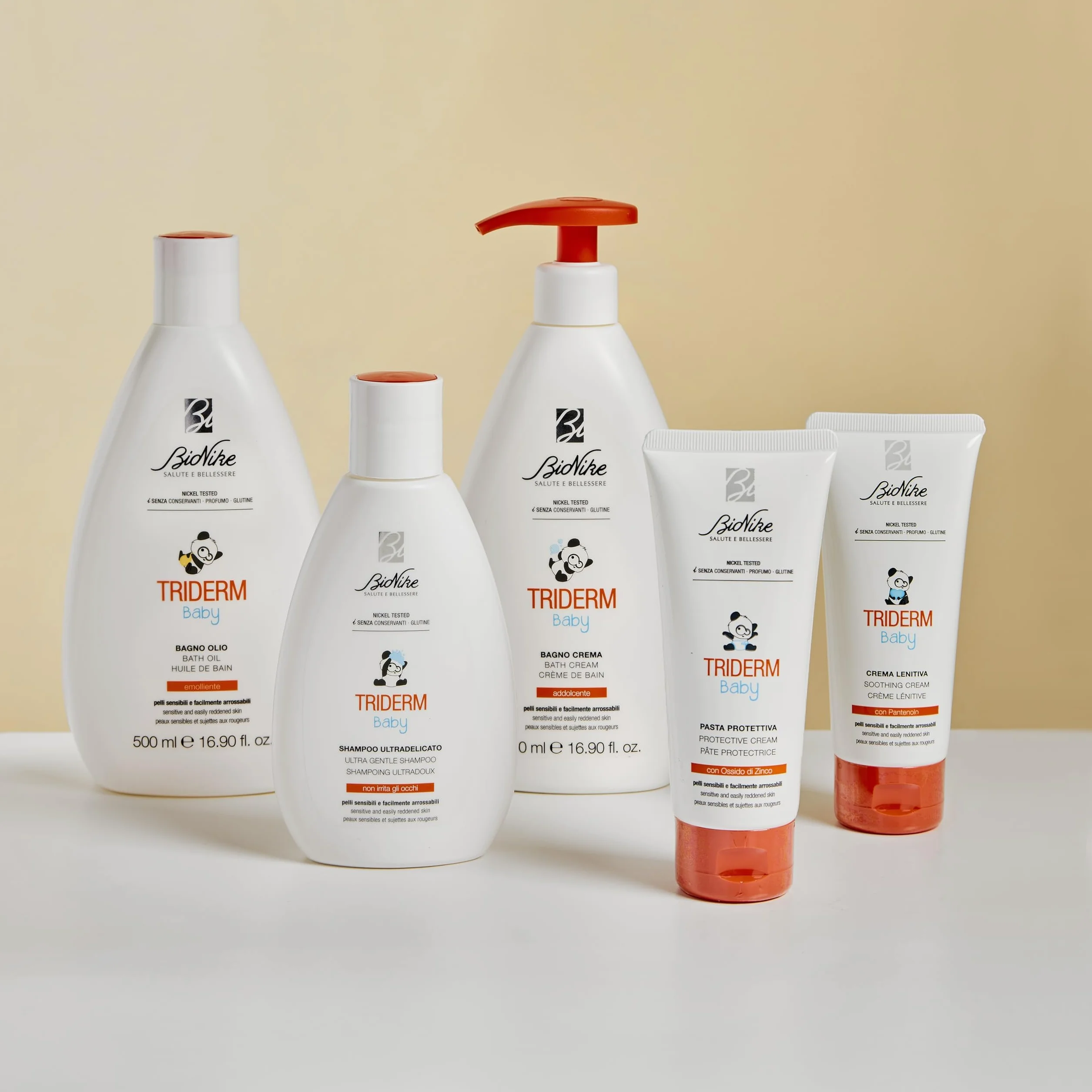 Bionike Tridem Baby - Shampoo Ultradelicato Neonato e Bambino per Pelli Sensibili, Deterge Delicatamente e Non Irrita gli Occhi, Azione Condizionante e Protettiva, Ideale per Lavaggi Frequenti, 200 ml