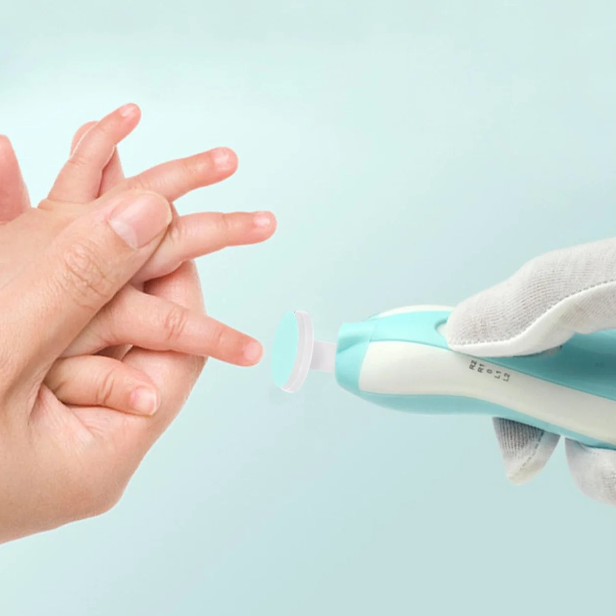 Housoutil 12pezzi Testine Ricambio Lima Elettrica Neonato, Ricariche per Lima Elettrica Bambini, Verde, Adatto a Bambini 12 Mesi in Su