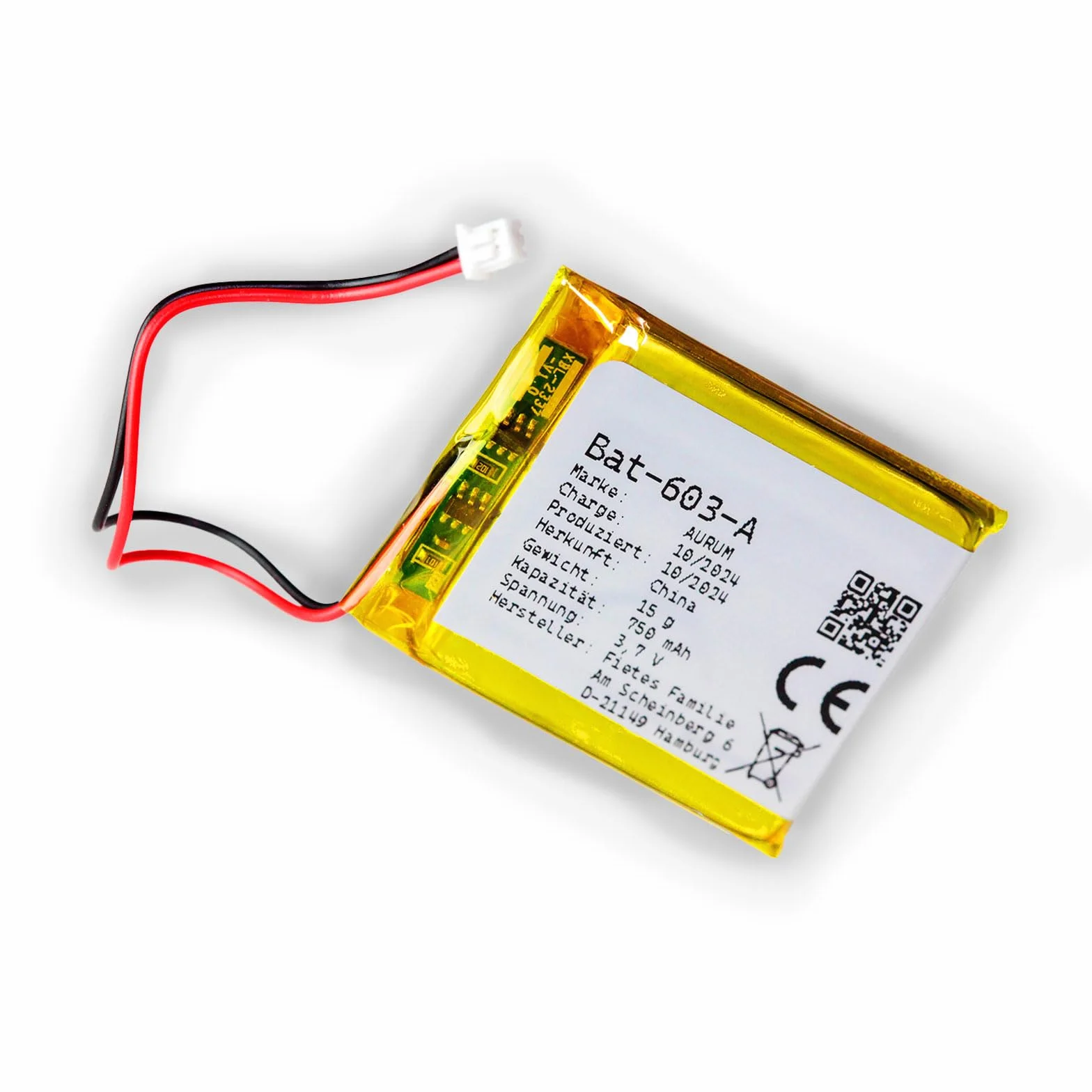 Batteria per baby monitor GHB, BOIFUN, Oretti, Luvion Babyfon ecc. (Tipo A)