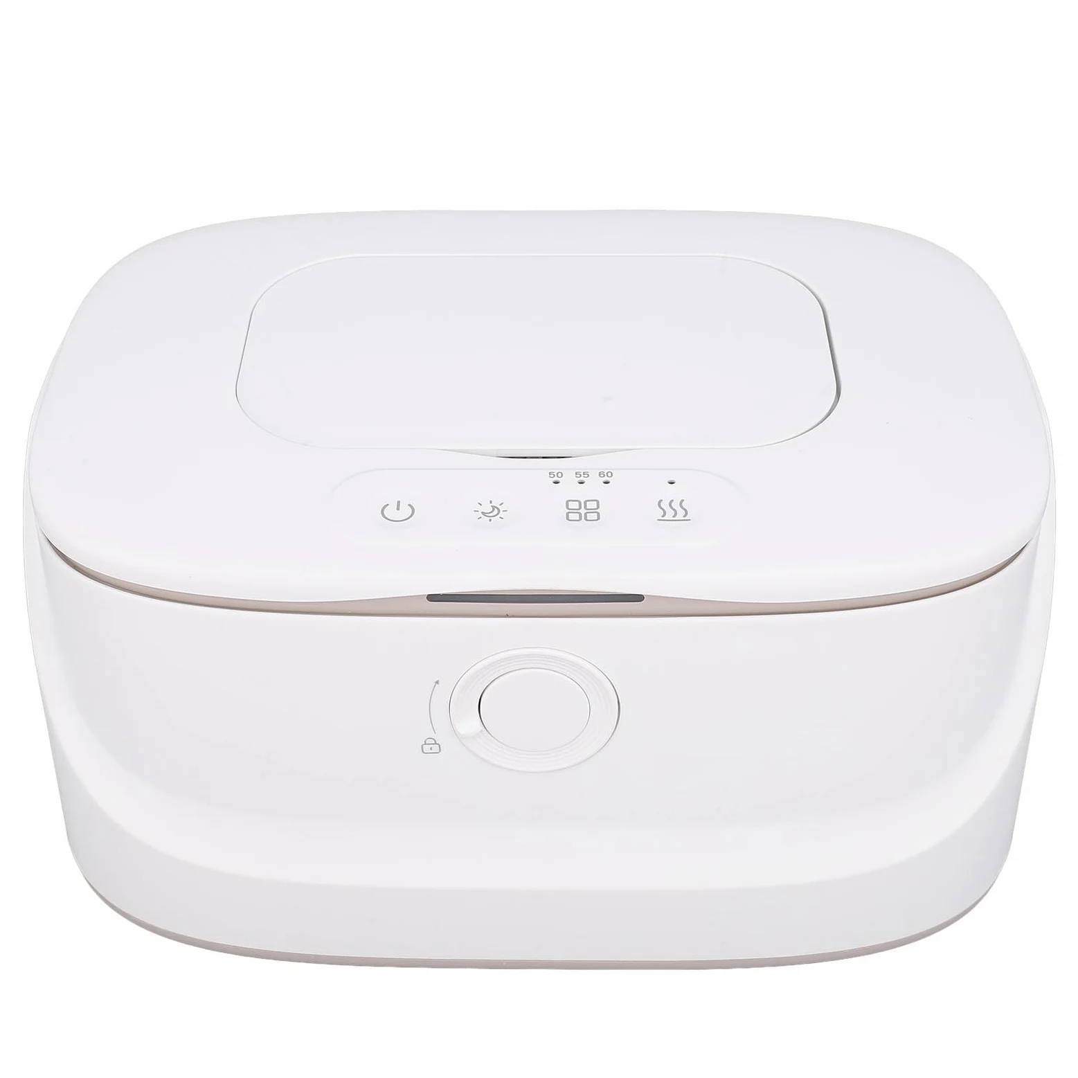Generic Riscaldatore per Salviette per Neonati, Materiale di Alta qualità, Temperatura Regolabile e Luce Notturna per un Comodo Utilizzo Notturno (WHITE)