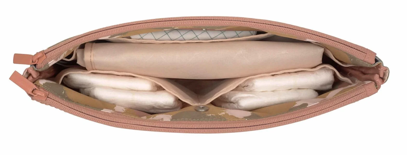 LÄSSIG Borsa per pannolini con fasciatoio per i bambini in movimento/Casual Changing Organizer Tinted Spots