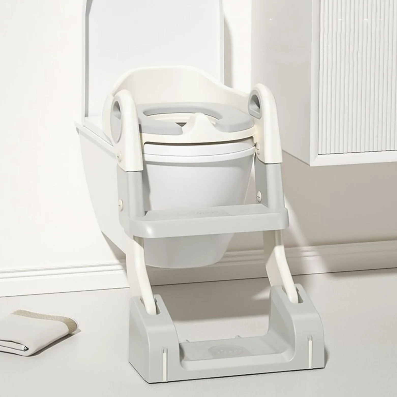 Riduttore Da Viaggio Water Bambini Sgabello A Gradini Bambini | Vasino Regolabile Con Scaletta Bagno Quotidiano Casa Viaggio Campeggio Passeggino Allattamento Giochi Classe
