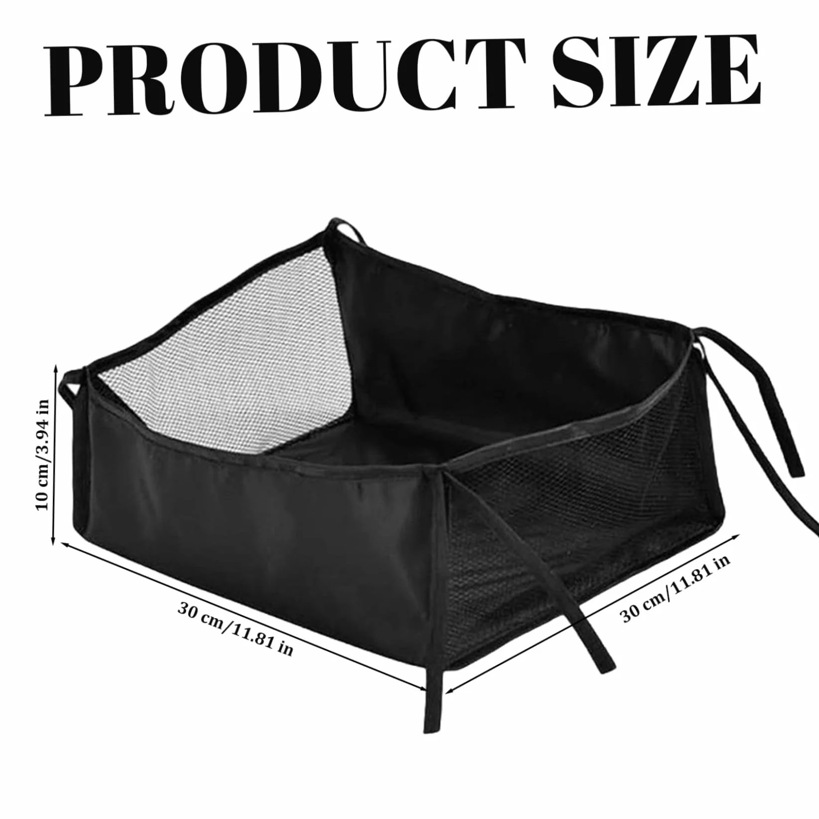 Organizer per passeggino cestino inferiore per passeggino in tessuto Oxford per trasportare pannolini giocattoli e snack accessori per passeggino