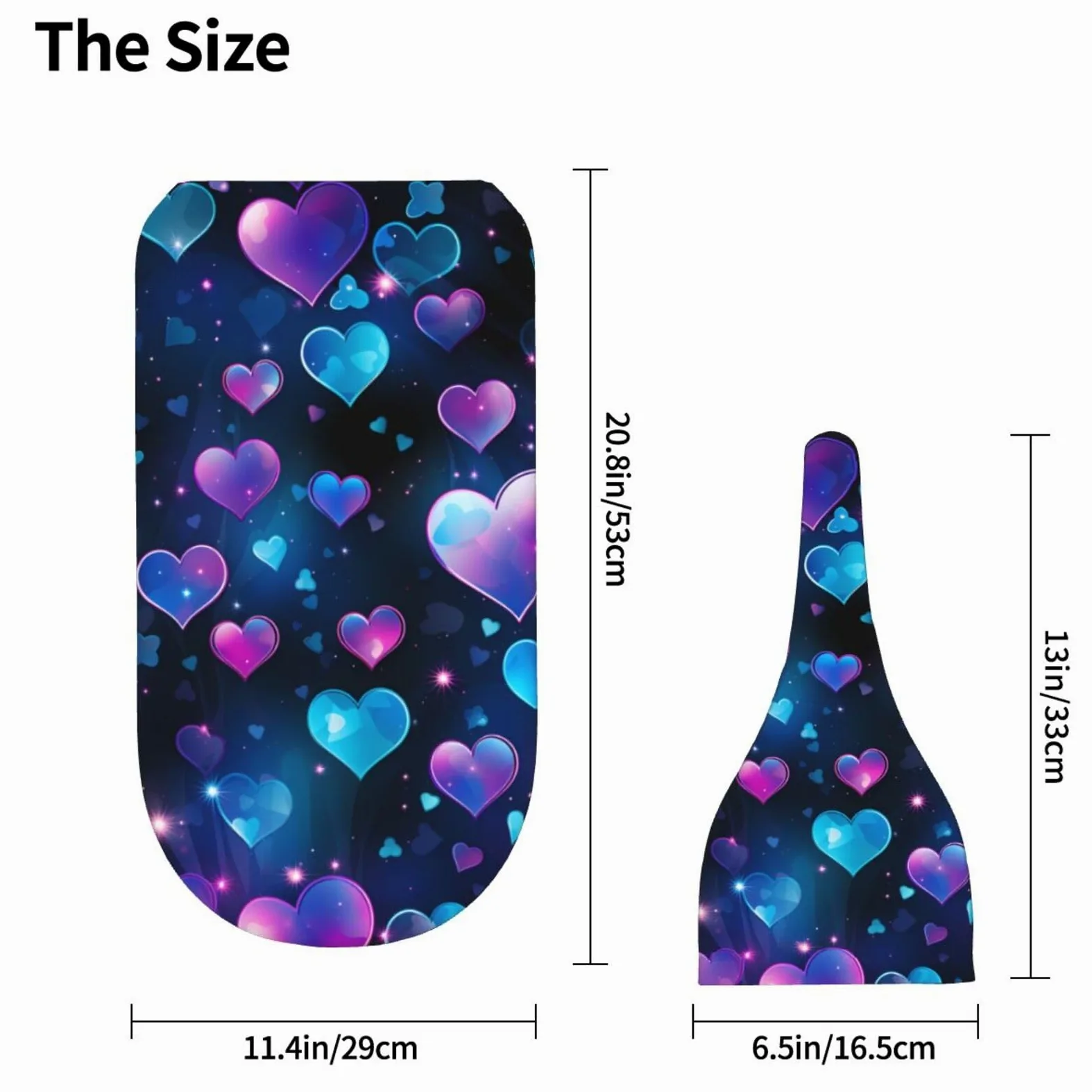 3d Cuori Swaddle Coperta E Cappello Set Per Neonati Avvolgere Accogliente Per Neonati Bambino Comfort 29x53 cm