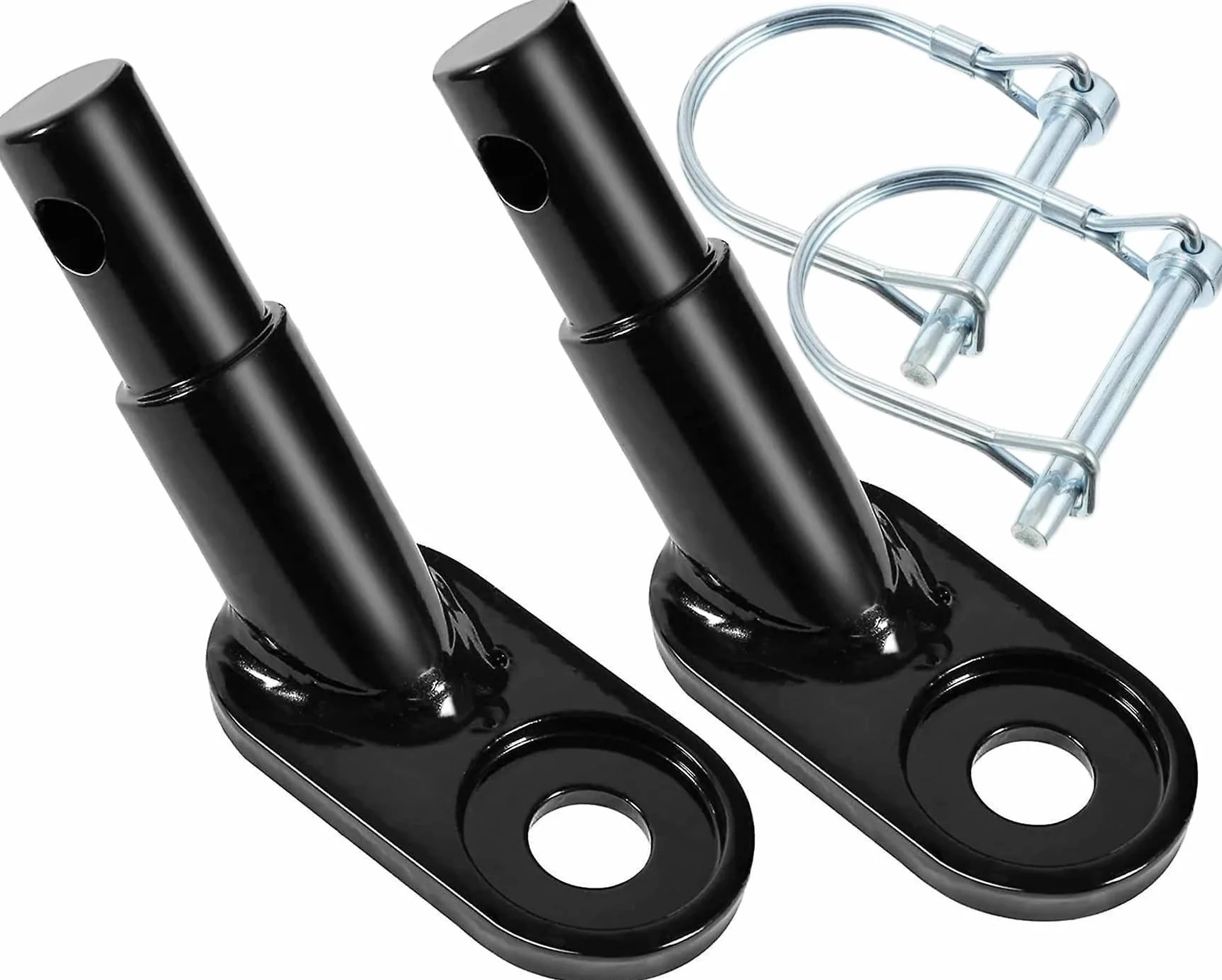 Rimorchio per bicicletta, gancio di traino, adattatore, rimorchio per bicicletta, con perno di sicurezza, per bicicletta, gancio per cani, rimorchio per cani, 2 set
