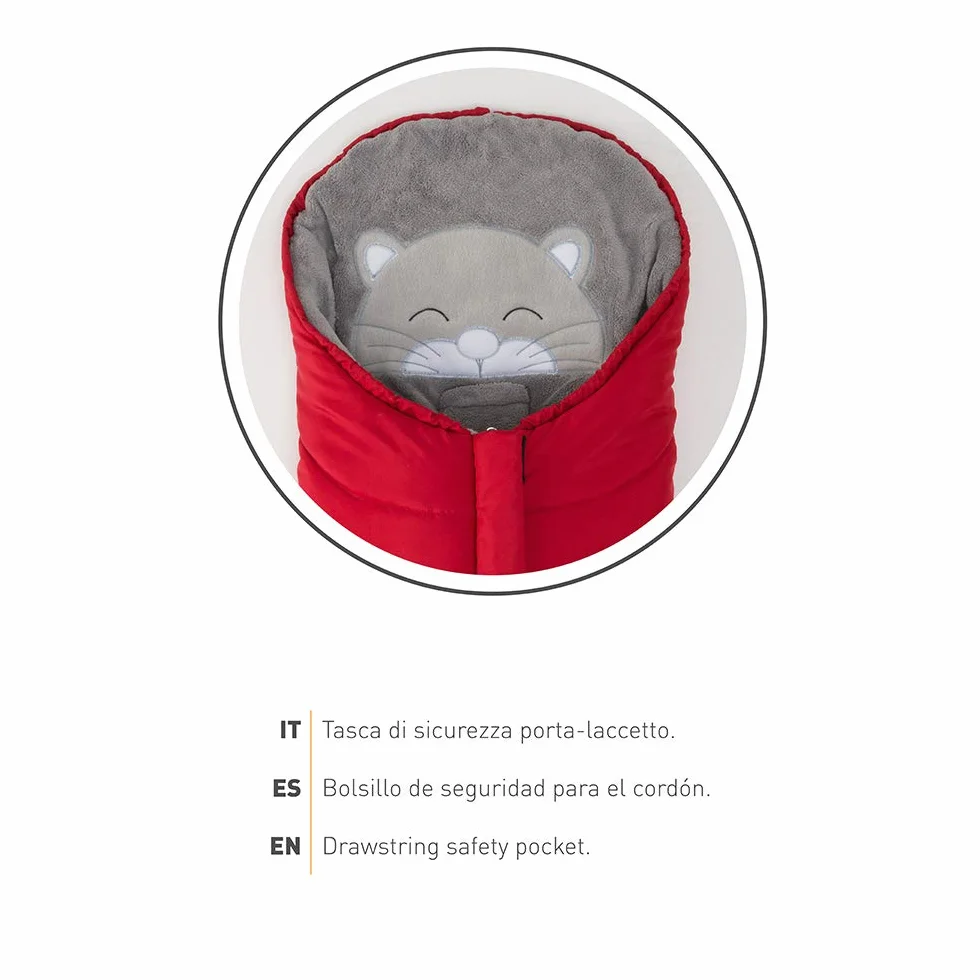 Nuvita 9205 Ovetto Cuccioli - Sacco Termico Universale Per Tutti i Tipi di Ovetto, Navicelle e Seggiolini Auto. Ideale per neonati, bimbi e bambini (Pink Rabbit - Beige)