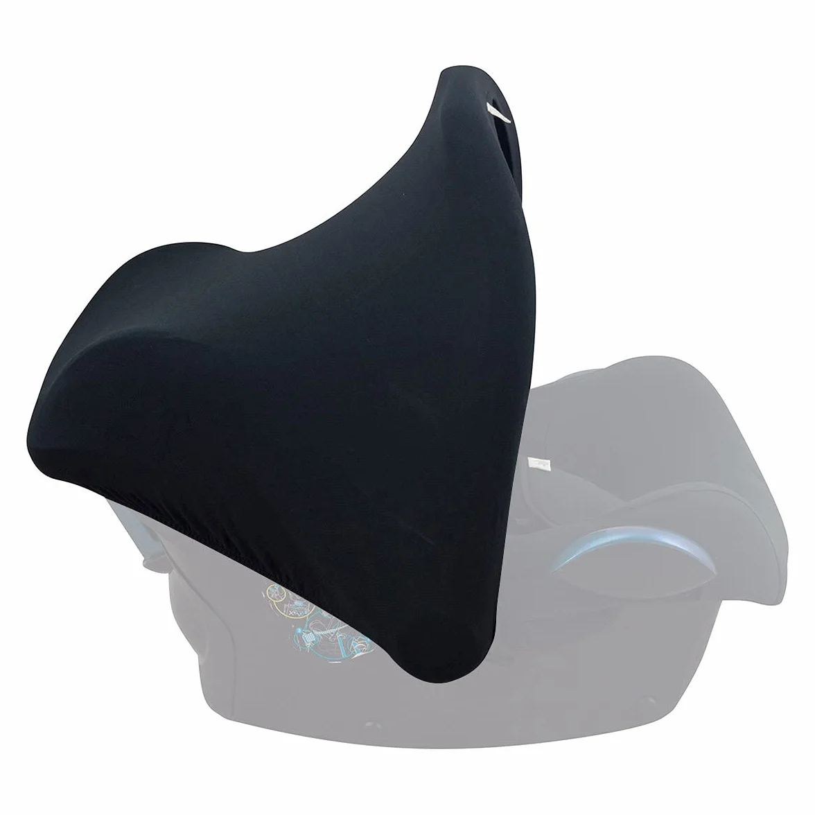 JYOKO Kids Capuccio Universale per Ovetto Compatibile con Maxi Cosi Gruppo 0, Capottina per Seggiolino Auto e Passeggino, Adatto per la maggior parte delle Marche (BLACK SERIES)
