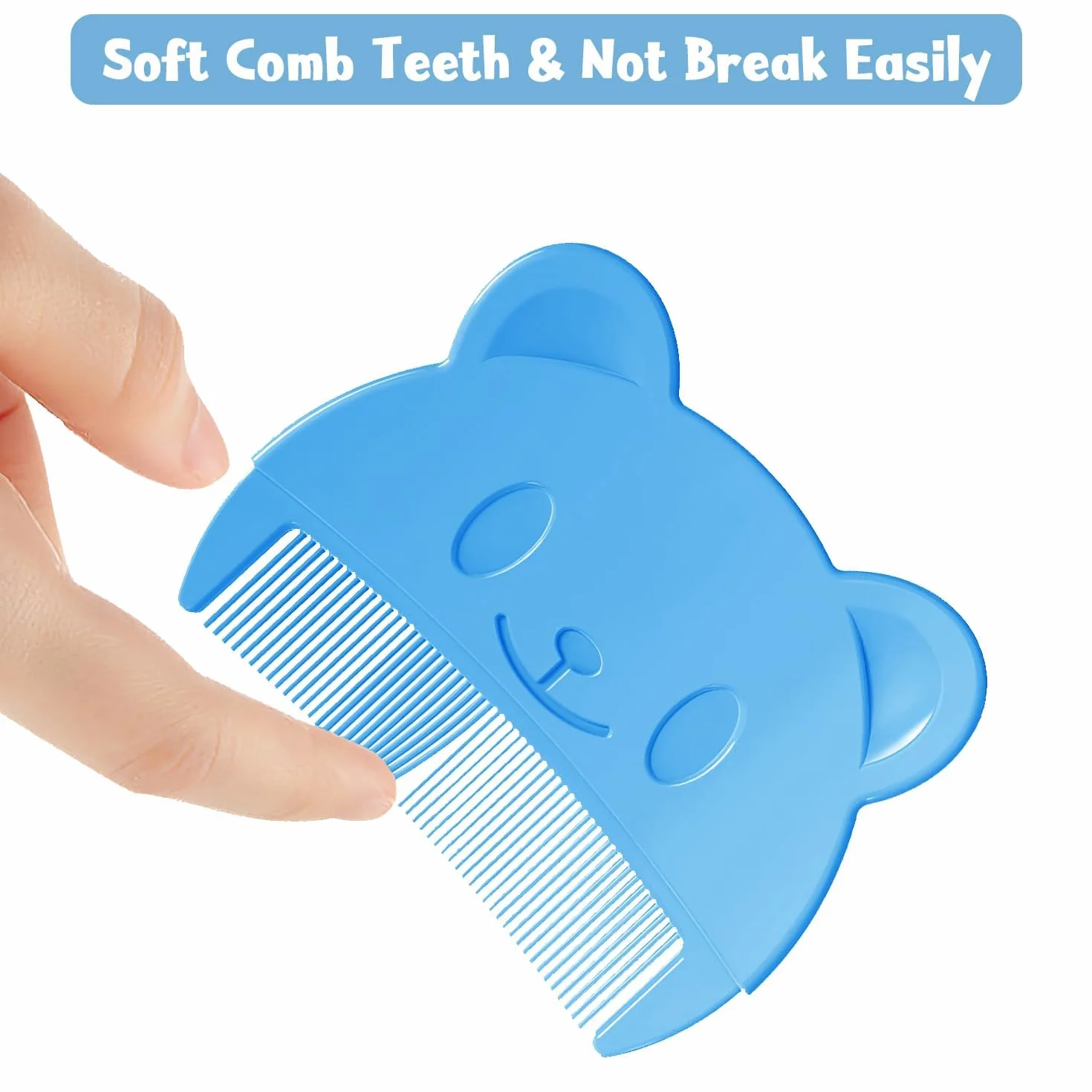 Pettine Neonato,2 Pezzi Spazzola Per Culla Per Bambini In Silicone Spazzola Pettine Neonato Per il Bagno Pettine Crosta Lattea Spazzola per Rimozione Bambino per Neonati e Bambini