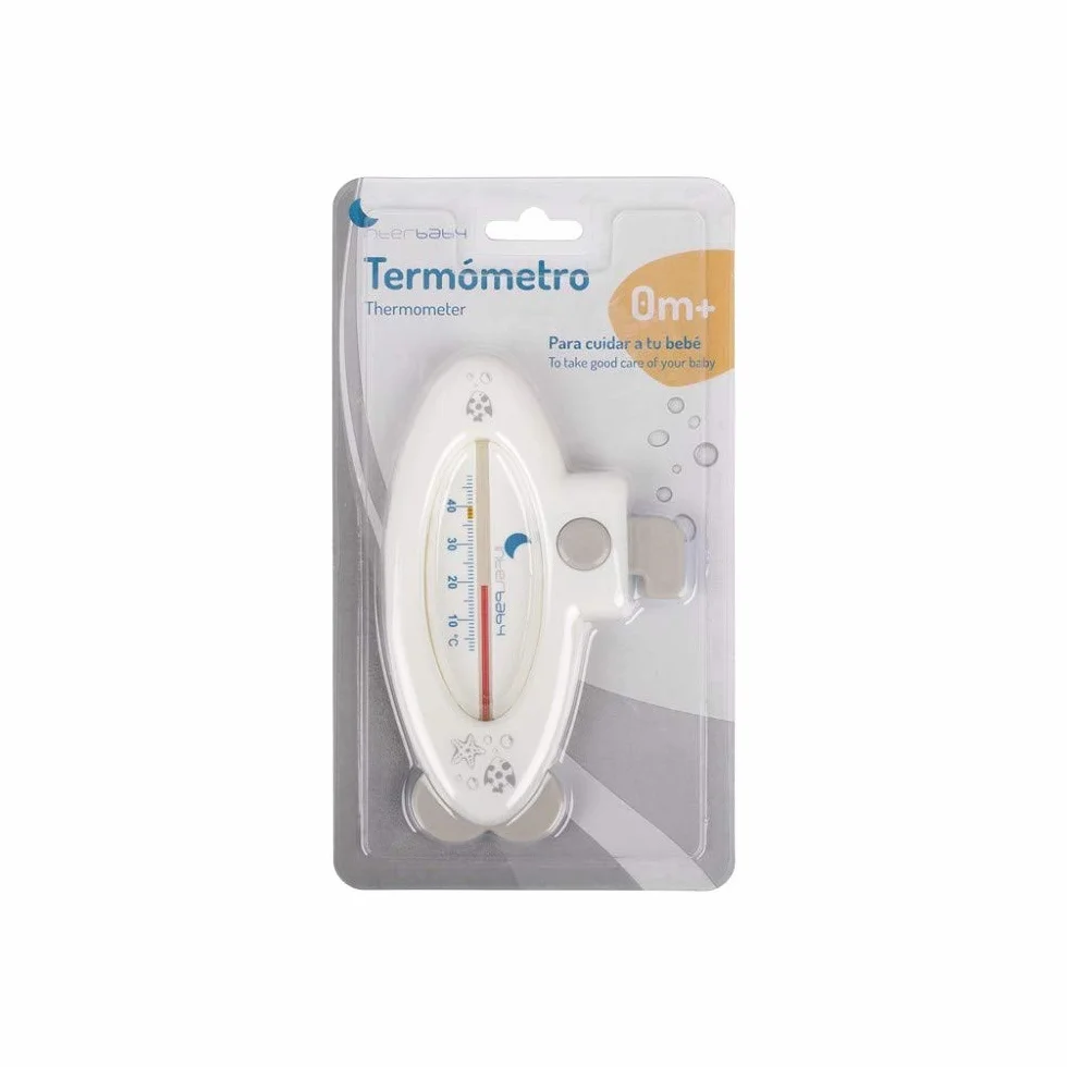 INTERBABY - Set di lenzuola Stendibiancheria Orso Termometro Bianco Grigio