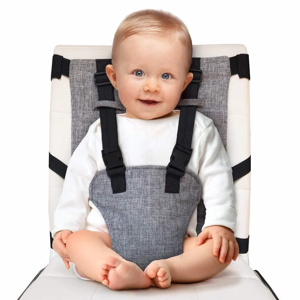 Cinturino per Seggiolone Pappa,Sedia Imbracatura Portatile per Bambini Lavabili Sedia da Pranzo Imbracatura Cinture Passeggino Universali Cinghia per Seggiolone e Passeggino