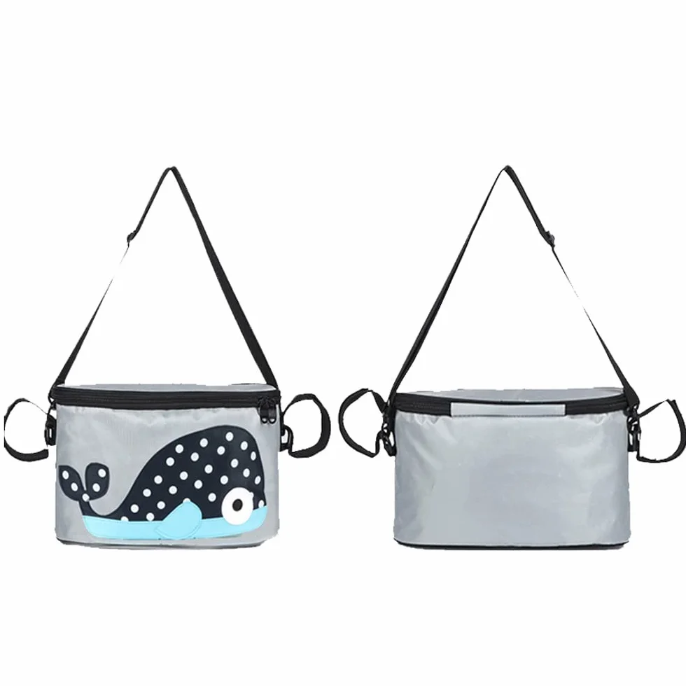Borsa per Passeggino, Organizer Universale per Passeggino, Borsa Portaoggetti Passeggino Universale, Può Essere Utilizzato per Riporre Pannolini e Giocattoli, Adatto a Tutti i Passeggini