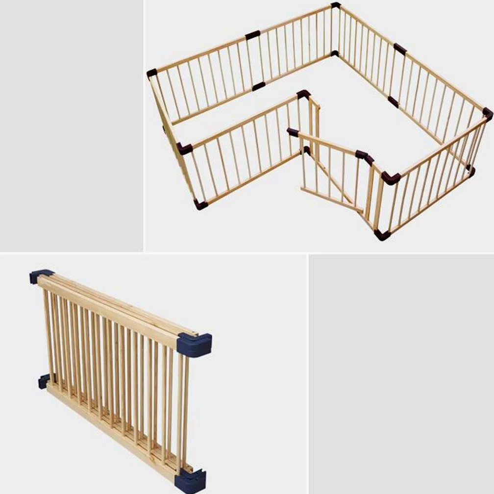 Box per Bambini in Legno Gioco per Bambini all'Interno e all'Esterno Recinto per Bambini Area Giochi Box per Giochi Centro Giochi, Box Portatile BabSafety