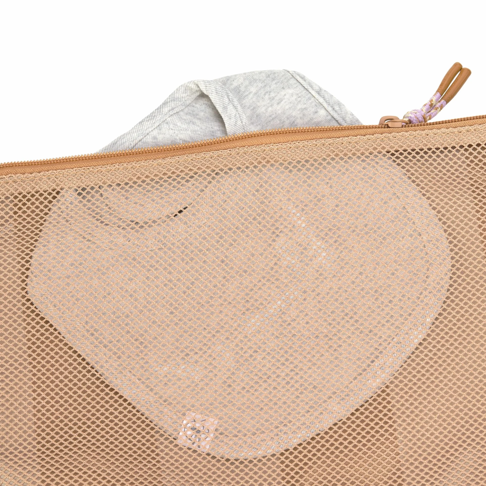 LÄSSIG Borsa per pannolini con fasciatoio per i bambini in movimento/Casual Changing Organizer beige/camel