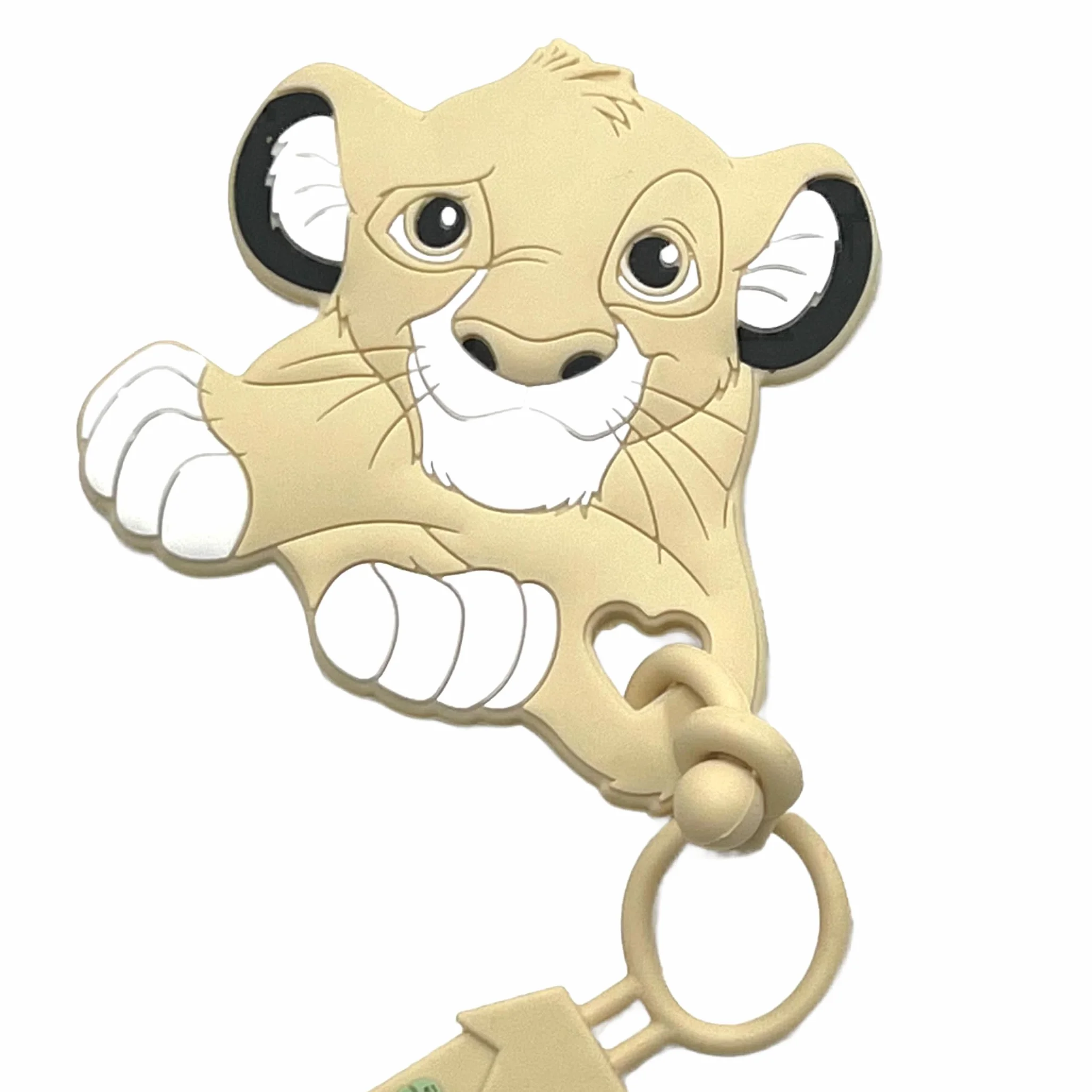 NOVITÁ Fettuccia IN SILICONE, per ciuccio personalizzata con nome, leone, BABYJART, lavabile,sicura per il bambino,compatibile con ciuccio MAM e CHICCO AZIENDA ITALIANA, MADE IN ITALY!