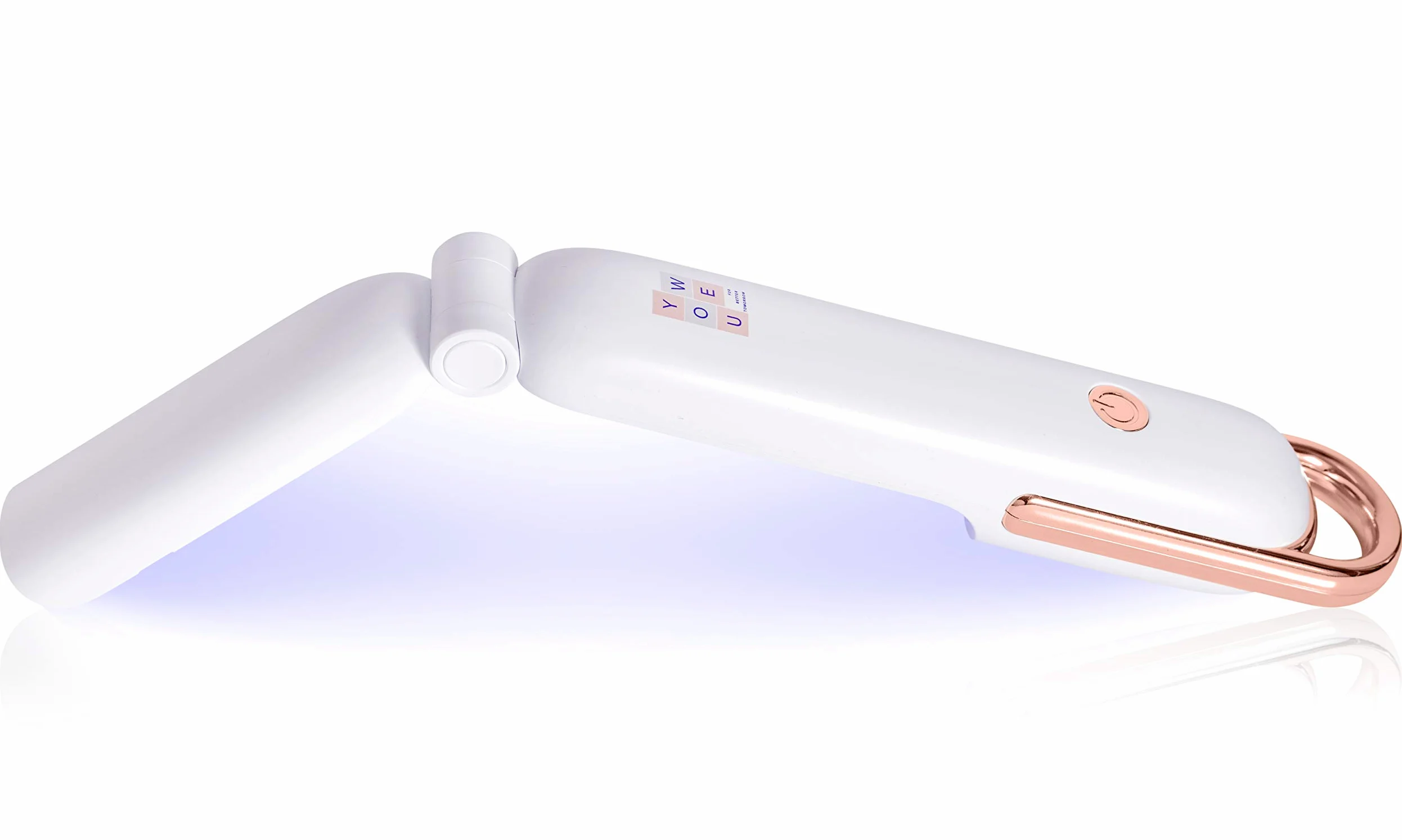 Sterilizzatore UV portatile, Potente impulso a 16 LED, Design elegante, ricaricabile, pieghevole, Sterilizzatore UVC facile da trasportare con dispositivo di spegnimento automatico.
