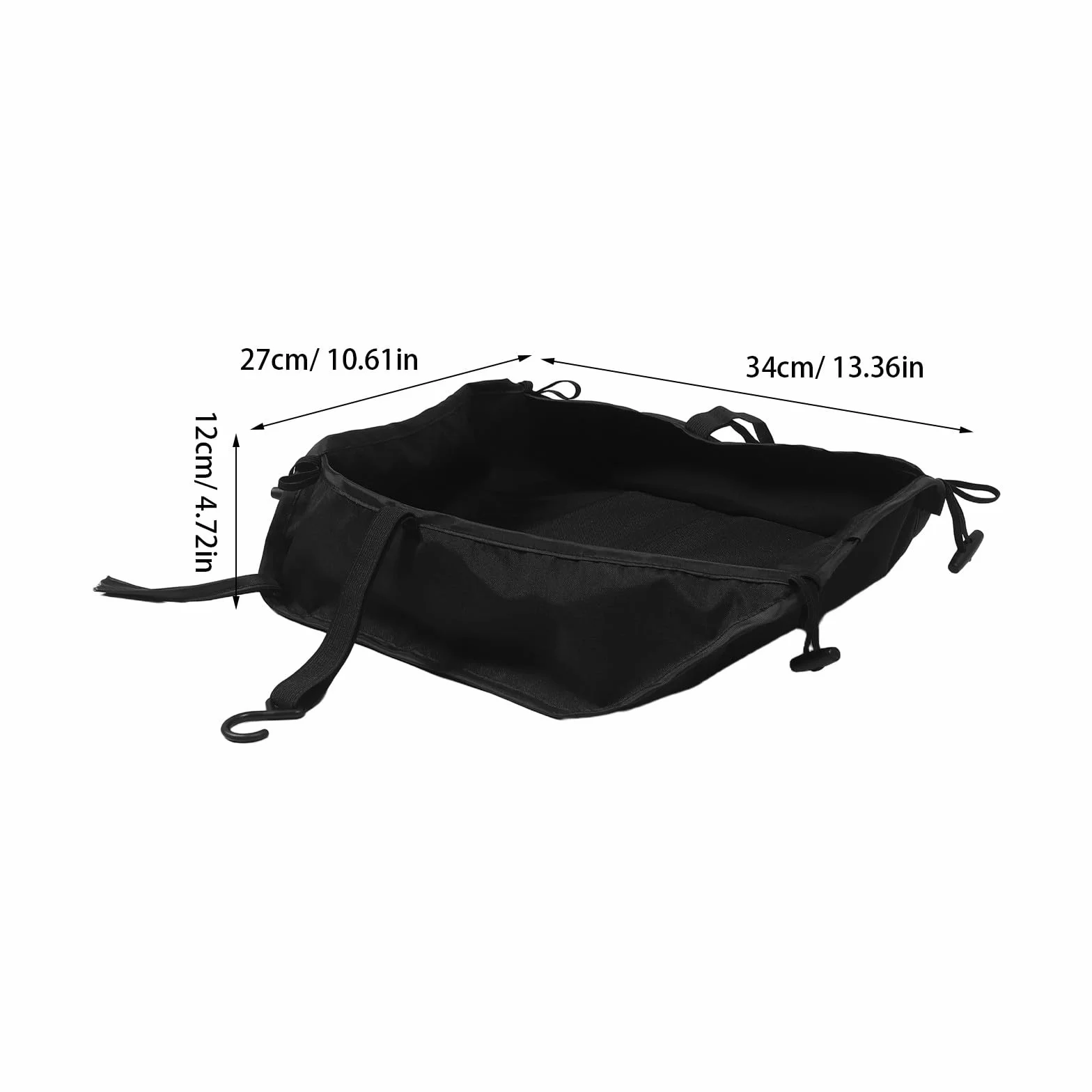 Gatuida Cestello portaoggetti universale per passeggino, accessorio per riporre il passeggino sotto la borsa, organizer facile da installare per accessori da viaggio e da esterno.